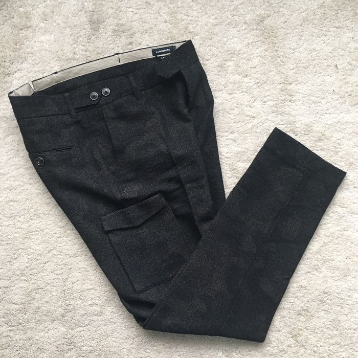 J.Lindeberg Slim Fit Camo Wool Cargo Trousers | Grailed