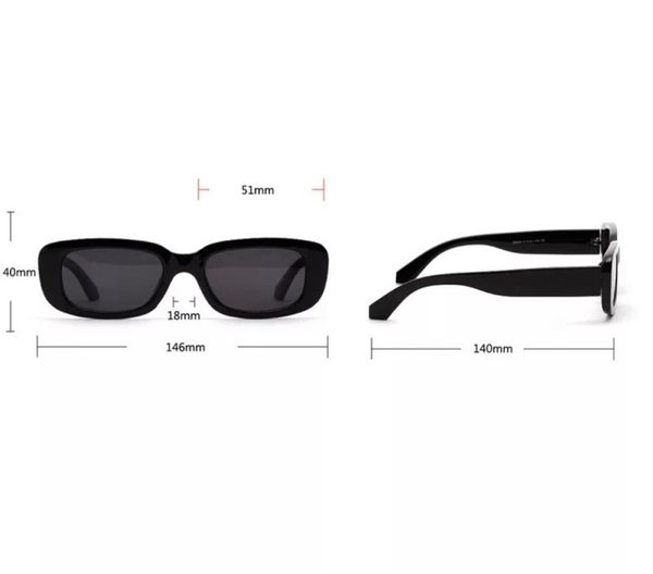Designer Black Designer Sunglasses Size ONE SIZE - 3 Preview