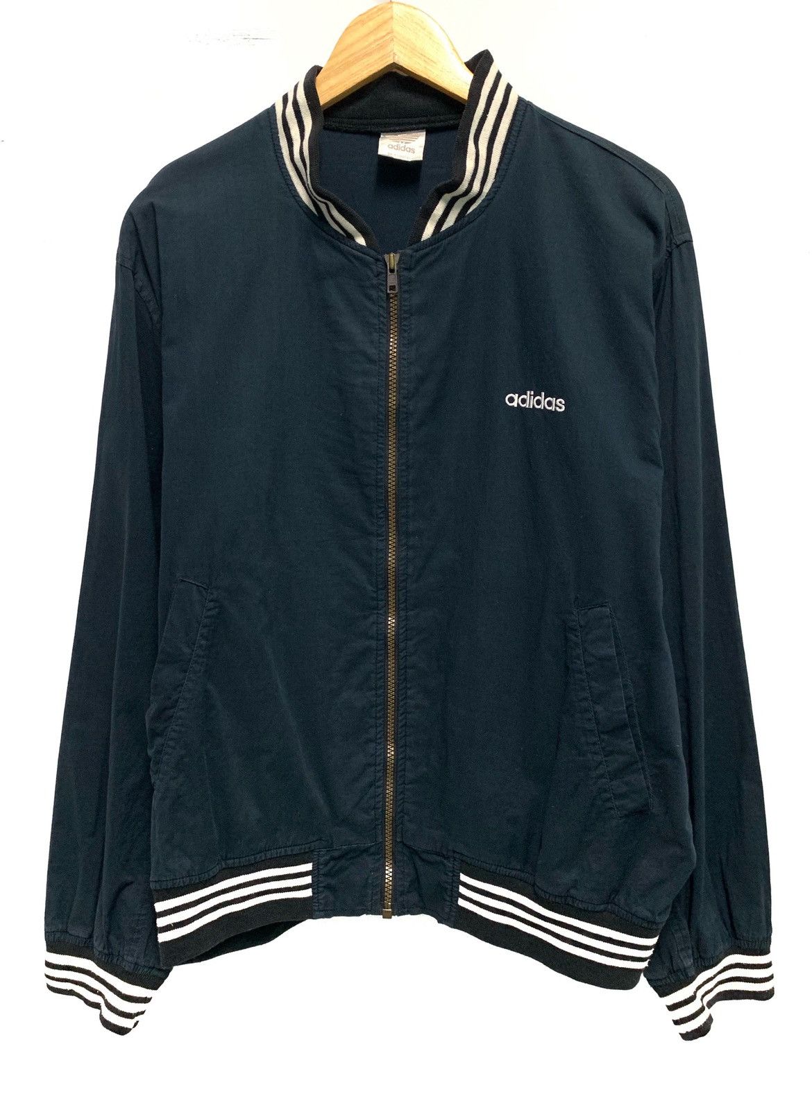 Adidas × Japanese Brand × Vintage 🔥 Adidas Vintage Black Sweaters Jacket Size US M / EU 48-50 / 2 - 2 Thumbnail