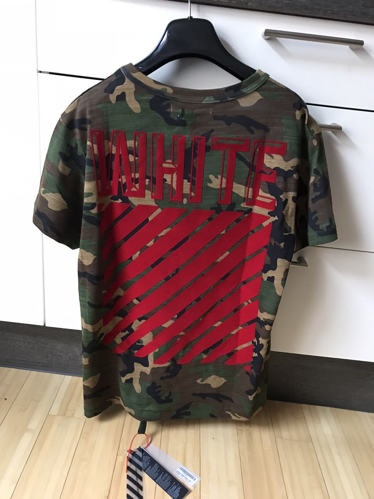 image of Off White Off-White Camo Tee, Men's (Size Small)