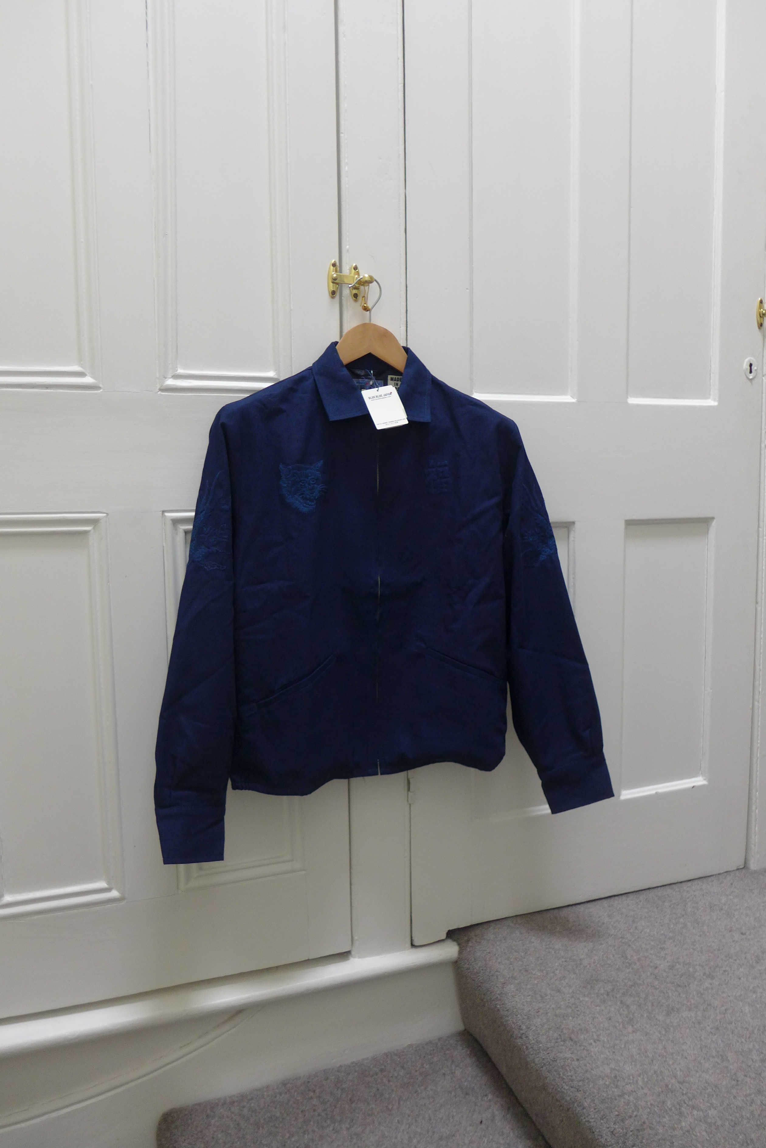 ジャケット・アウター BLUE SAKURA MOUNTAIN PARKA 1 INDIGO Blue Blue Japan Mt Fuji & Sakura Indigo Jacket