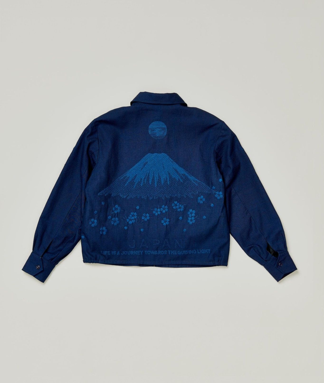 ジャケット・アウター BLUE SAKURA MOUNTAIN PARKA 1 INDIGO Blue Blue Japan Mt Fuji & Sakura Indigo Jacket