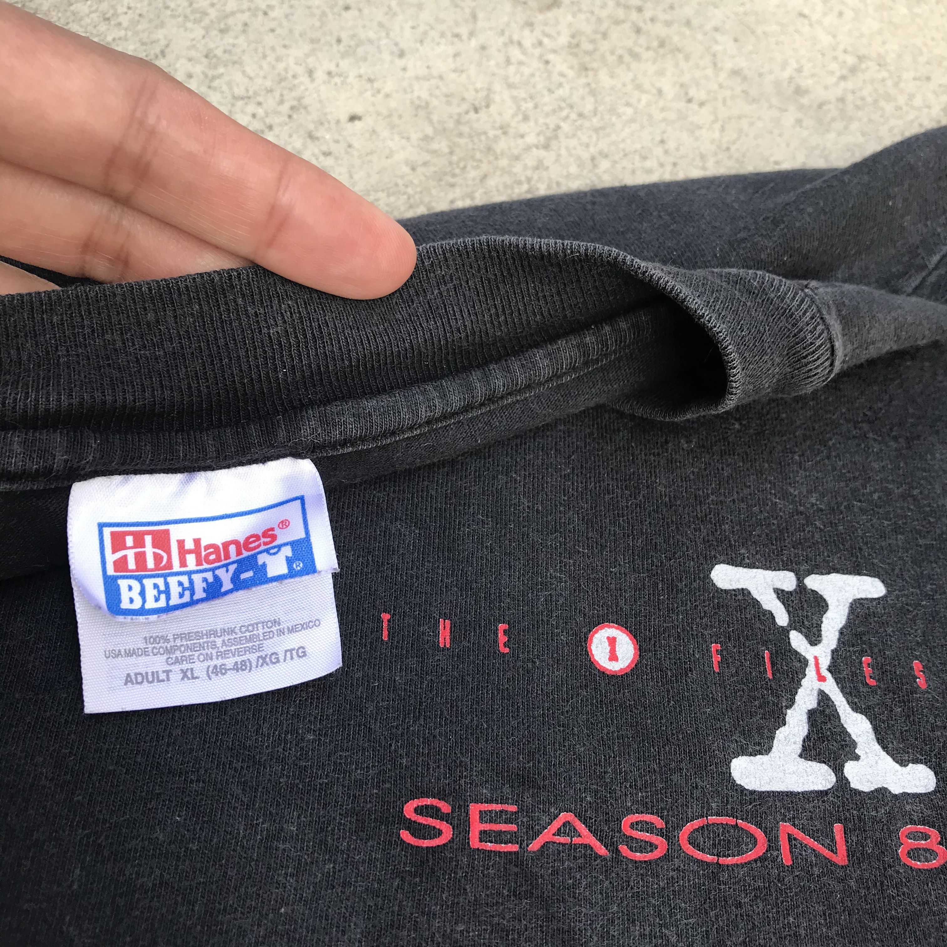 Expert Horror Vintage 90s The X-Files season 8 Promo Tee Faded Size US XL / EU 56 / 4 - 3 Thumbnail