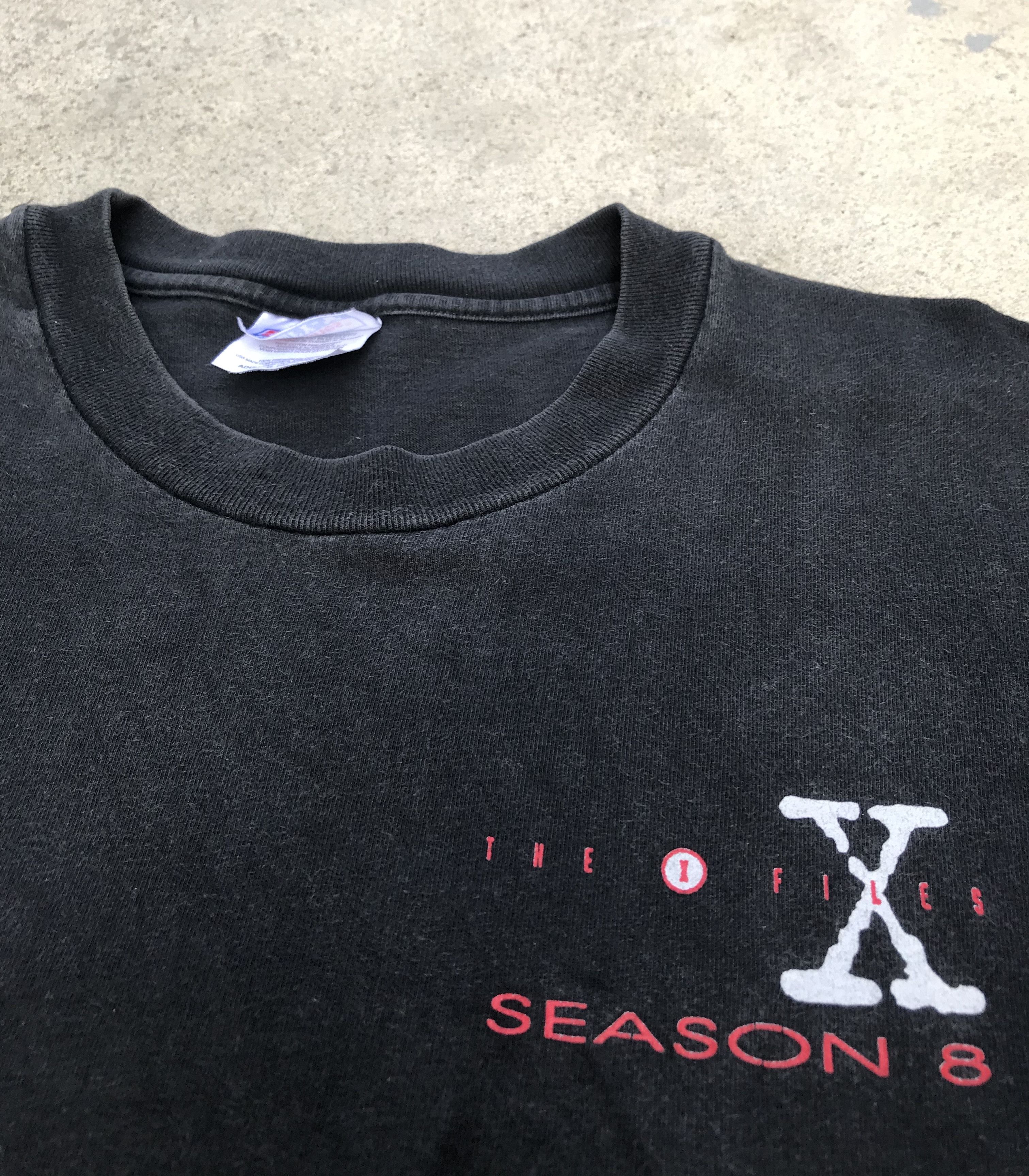 Expert Horror Vintage 90s The X-Files season 8 Promo Tee Faded Size US XL / EU 56 / 4 - 1 Thumbnail