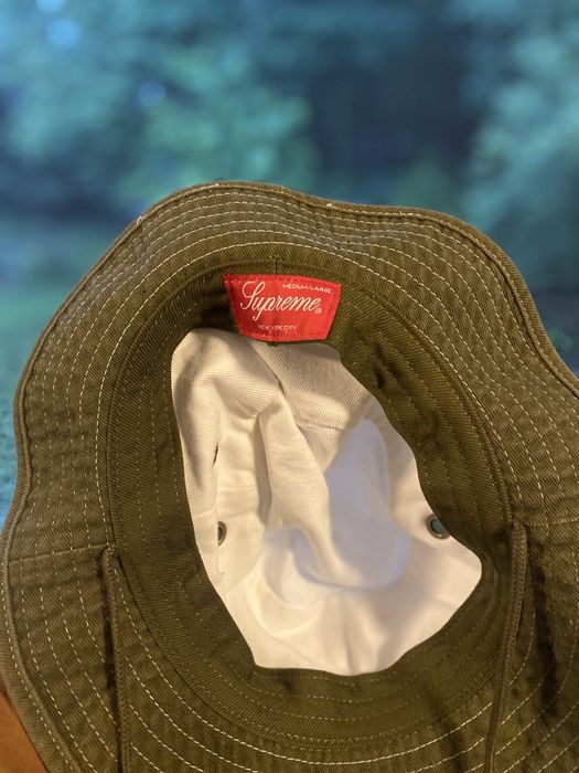 Supreme Supreme Contrast Boonie Olive M/L | Grailed