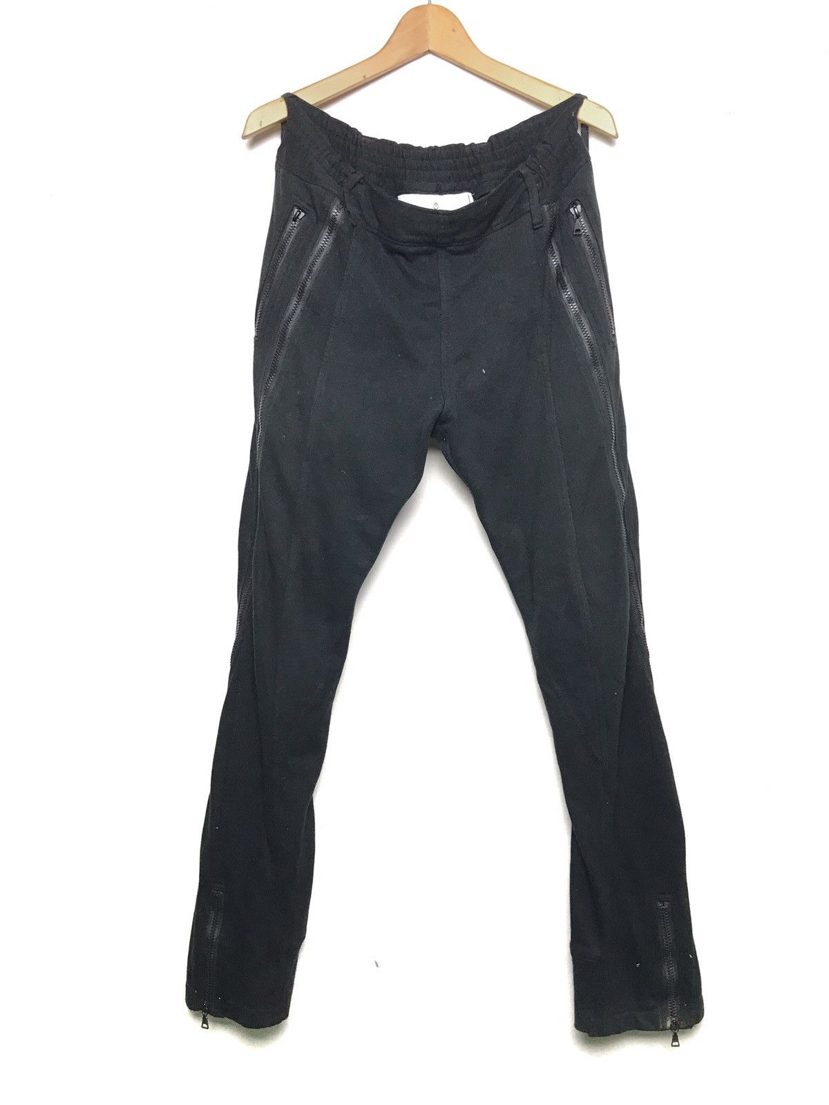 Japanese Brand Ossa Mondo Full zip Black Pants Size US 33 - 1 Thumbnail