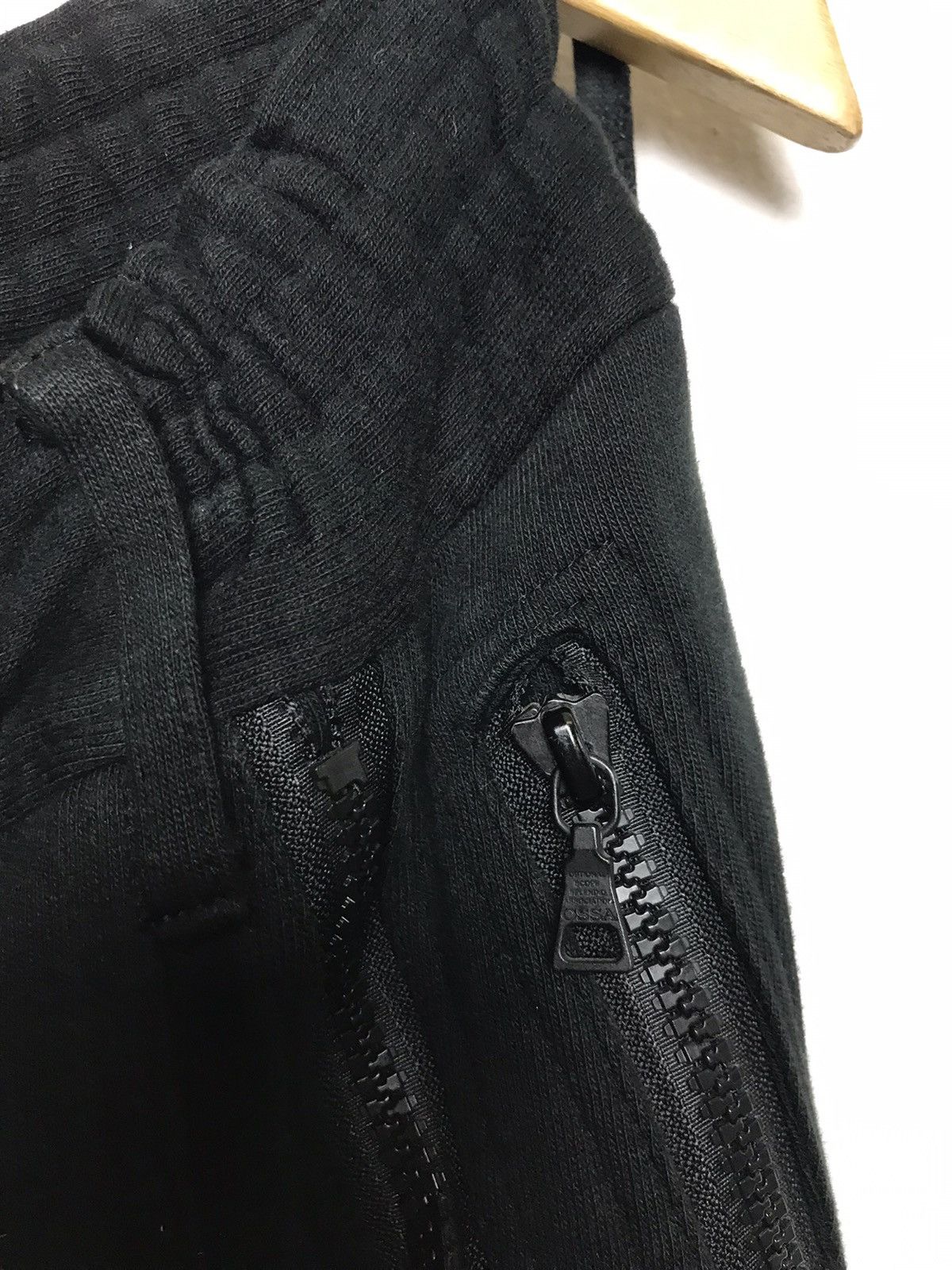 Japanese Brand Ossa Mondo Full zip Black Pants Size US 33 - 8 Thumbnail
