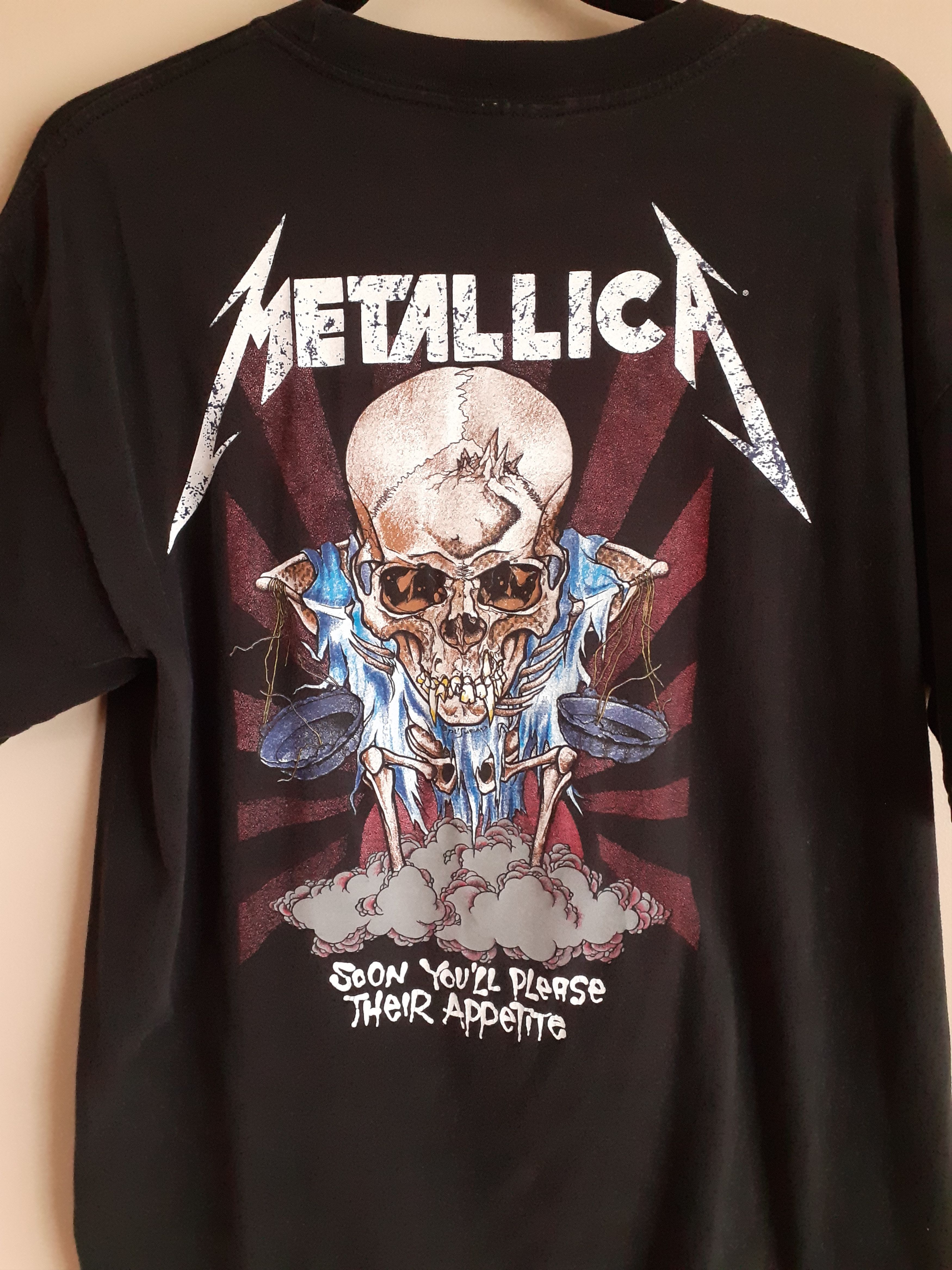 Band Tees × Vintage vintage metallica their money tips her scales again Size US L / EU 52-54 / 3 - 6 Thumbnail