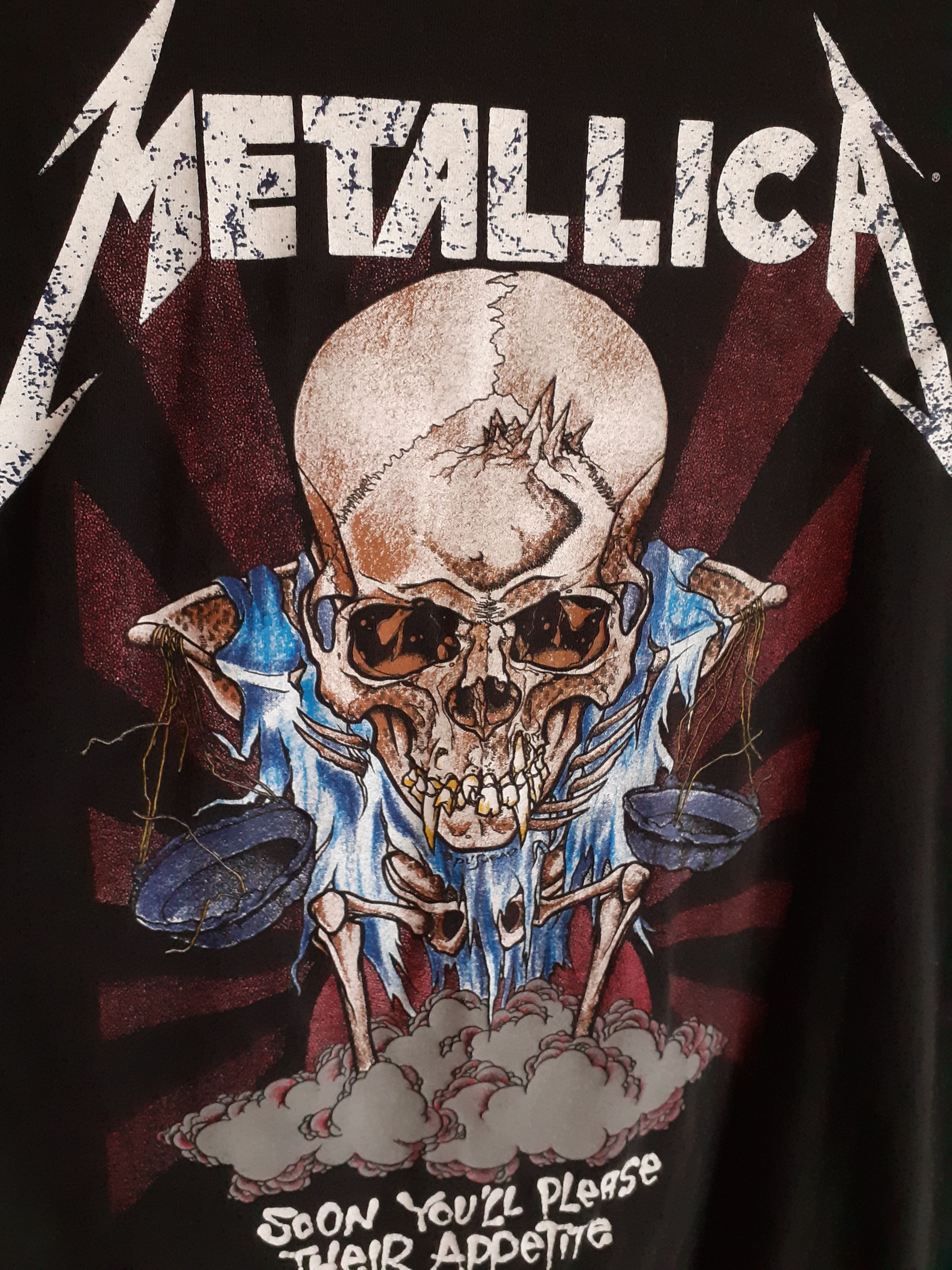 Band Tees × Vintage vintage metallica their money tips her scales again Size US L / EU 52-54 / 3 - 7 Thumbnail