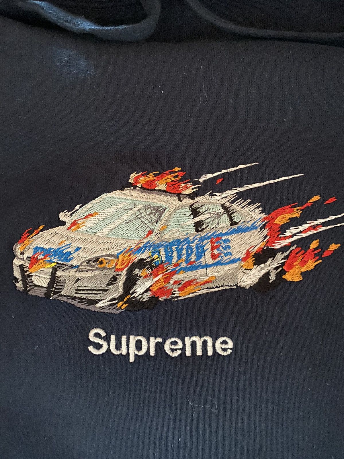 Supreme nypd hoodie sale