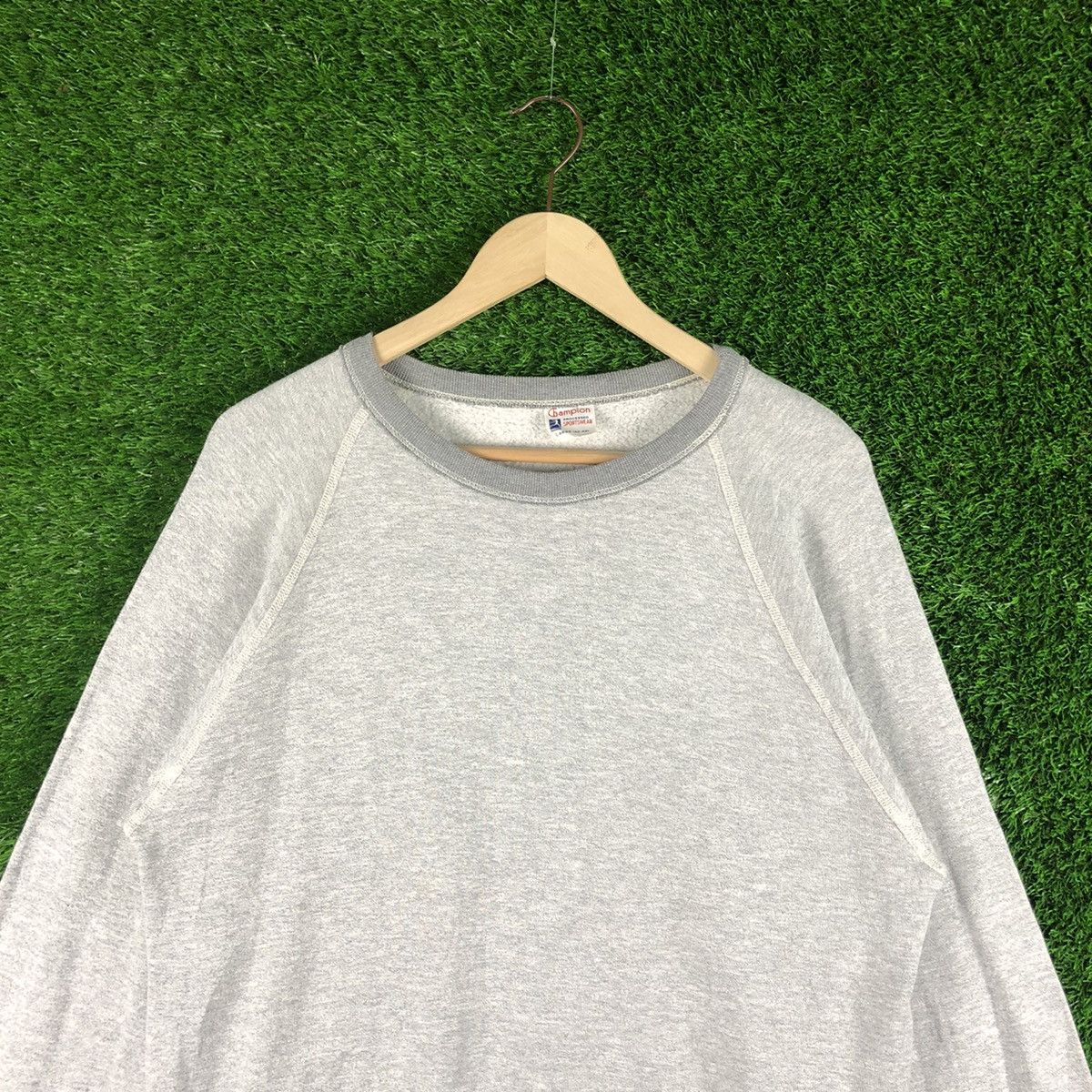Champion × Vintage Vintage Champion Plain Sweatshirt Size US L / EU 52-54 / 3 - 2 Thumbnail