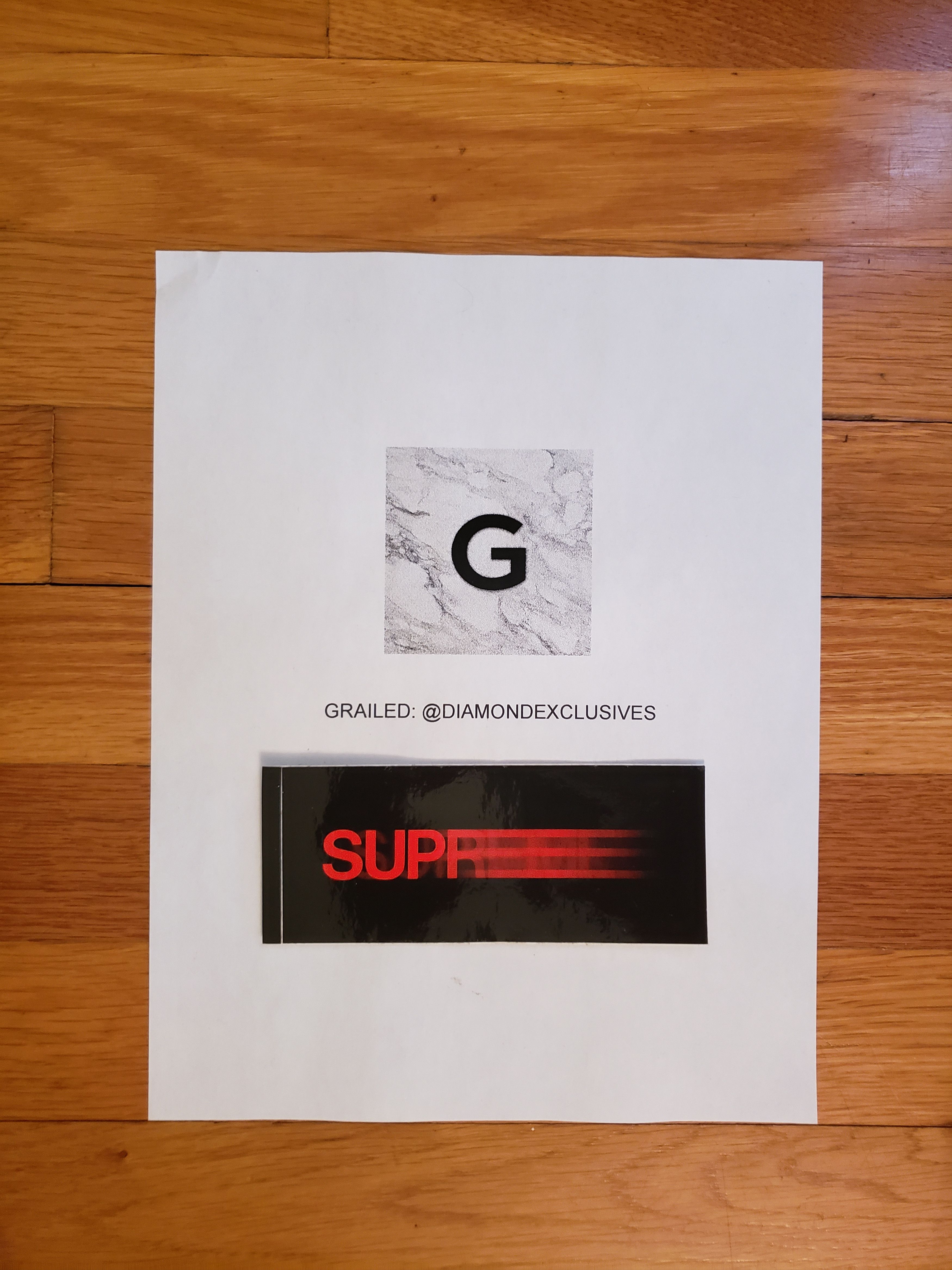Supreme RARE Supreme Motion Logo Sticker Black SS10 | Grailed