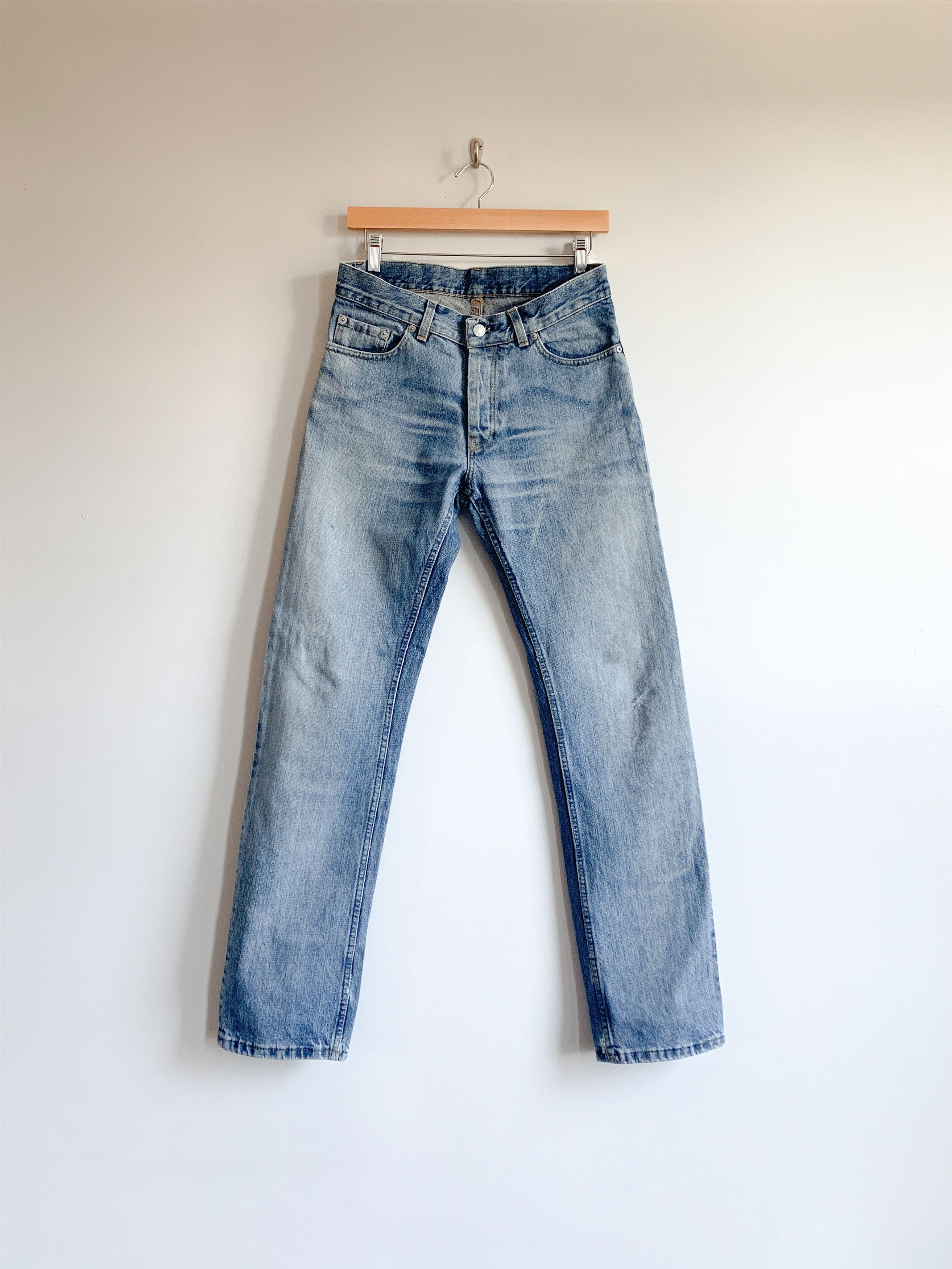 Helmut Lang FW98 Flamethrower Burned Denim | Grailed
