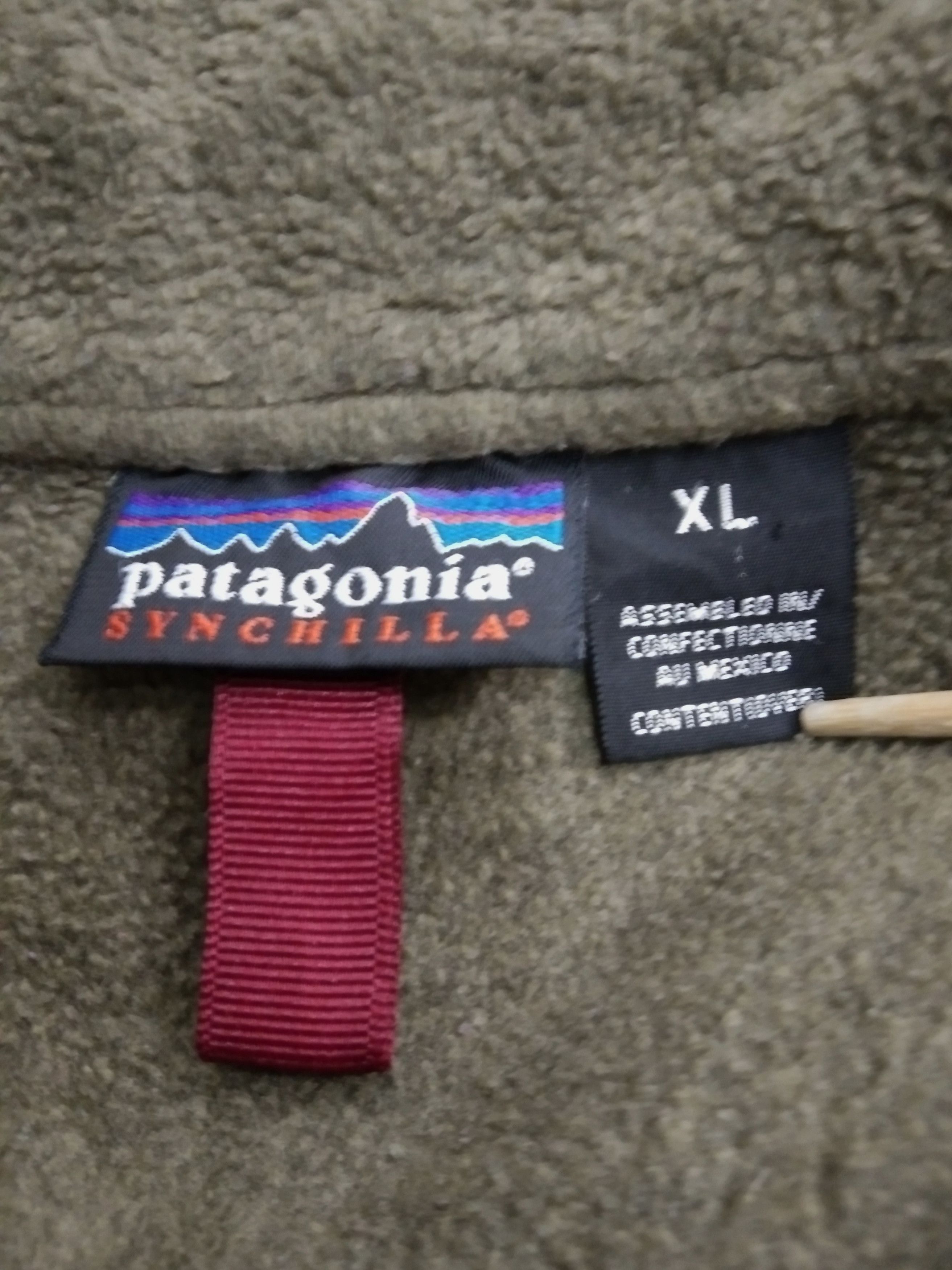 Patagonia × Vintage 💥RARE💥VINTAGE 90s PATAGONIA SYNCHILLA FLEECE Size US XL / EU 56 / 4 - 8 Thumbnail
