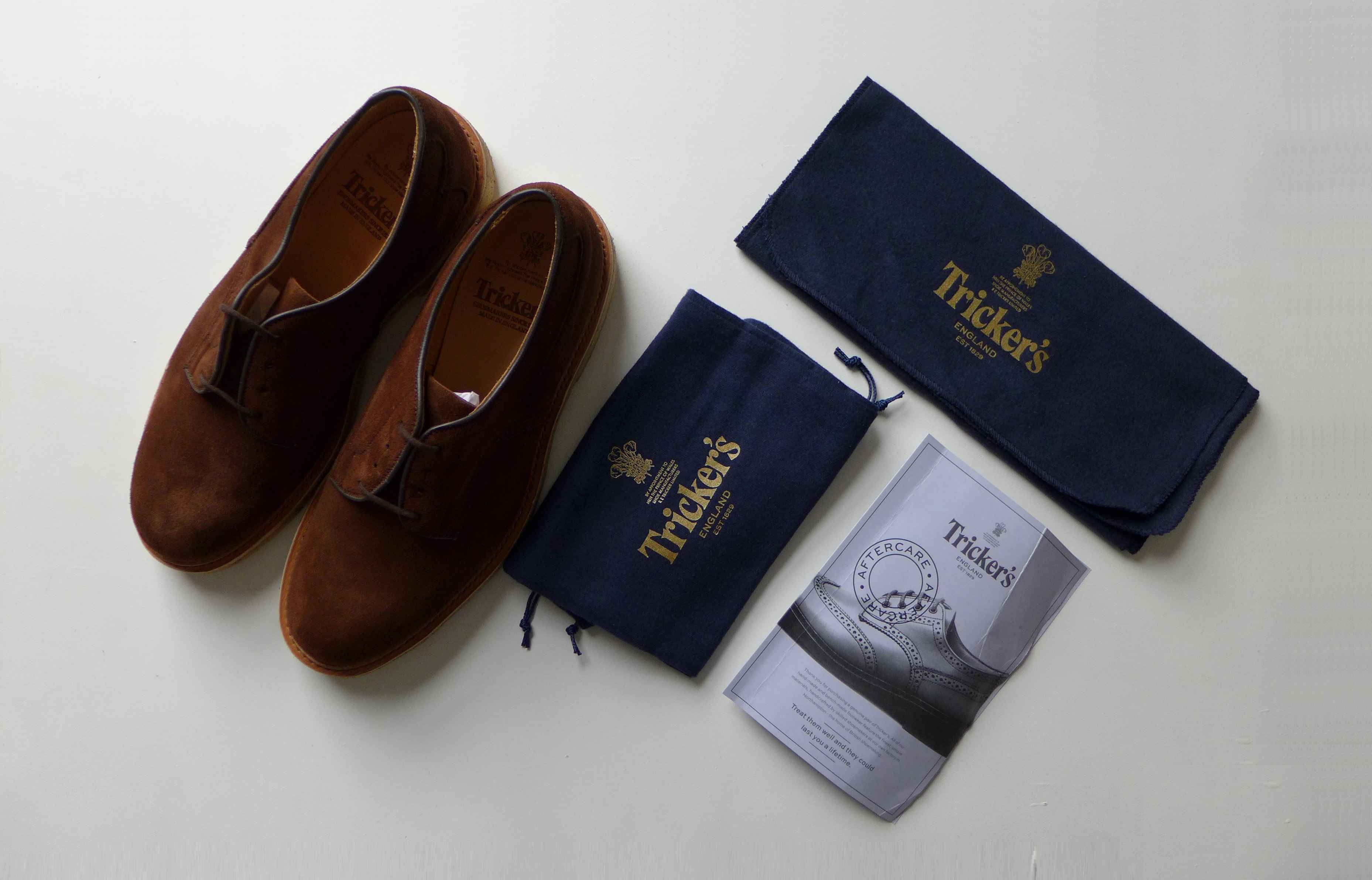 Woodstock Derby Shoes Brown Ridge Kudu Reverse Suede