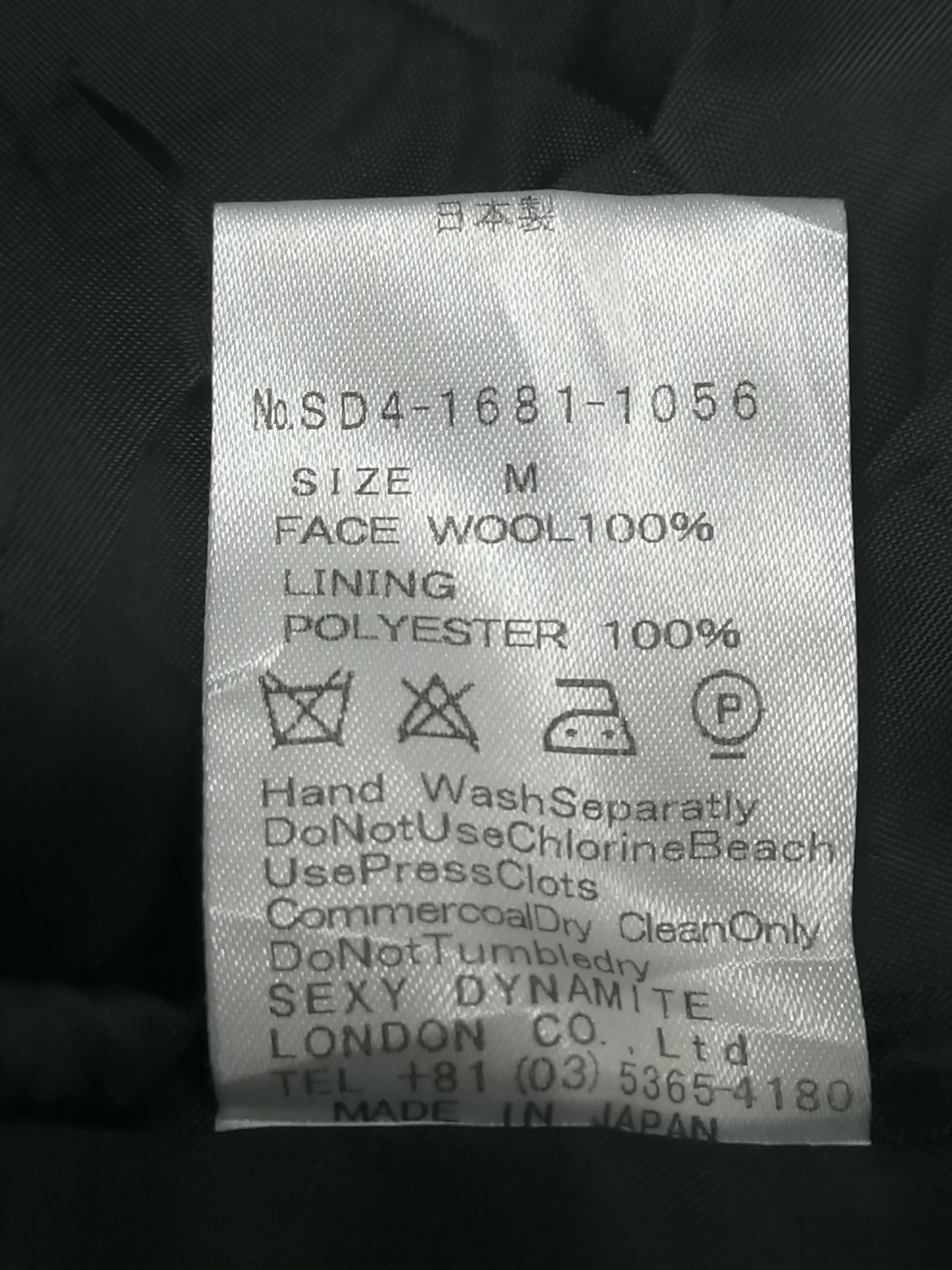 Japanese Brand Vintage Rare SEXY DYNAMITE Button Up Coat Size US M / EU 48-50 / 2 - 4 Thumbnail