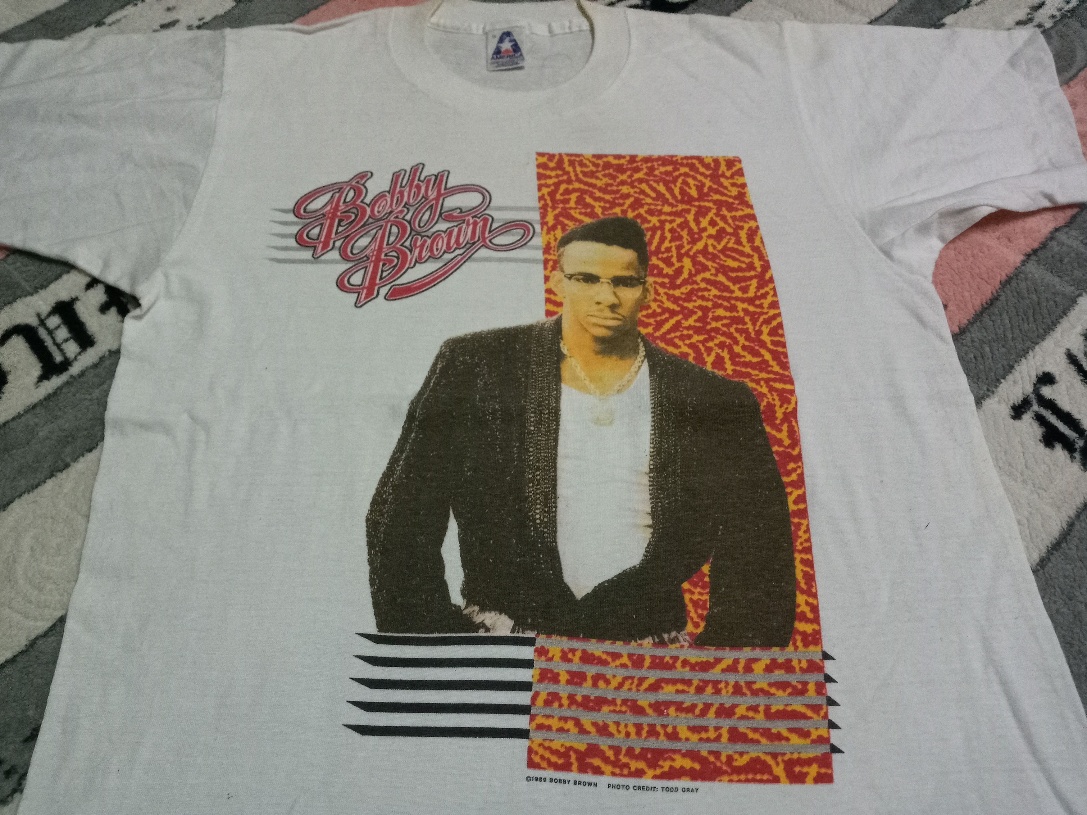 Vintage Bobby Brown singer tshirt