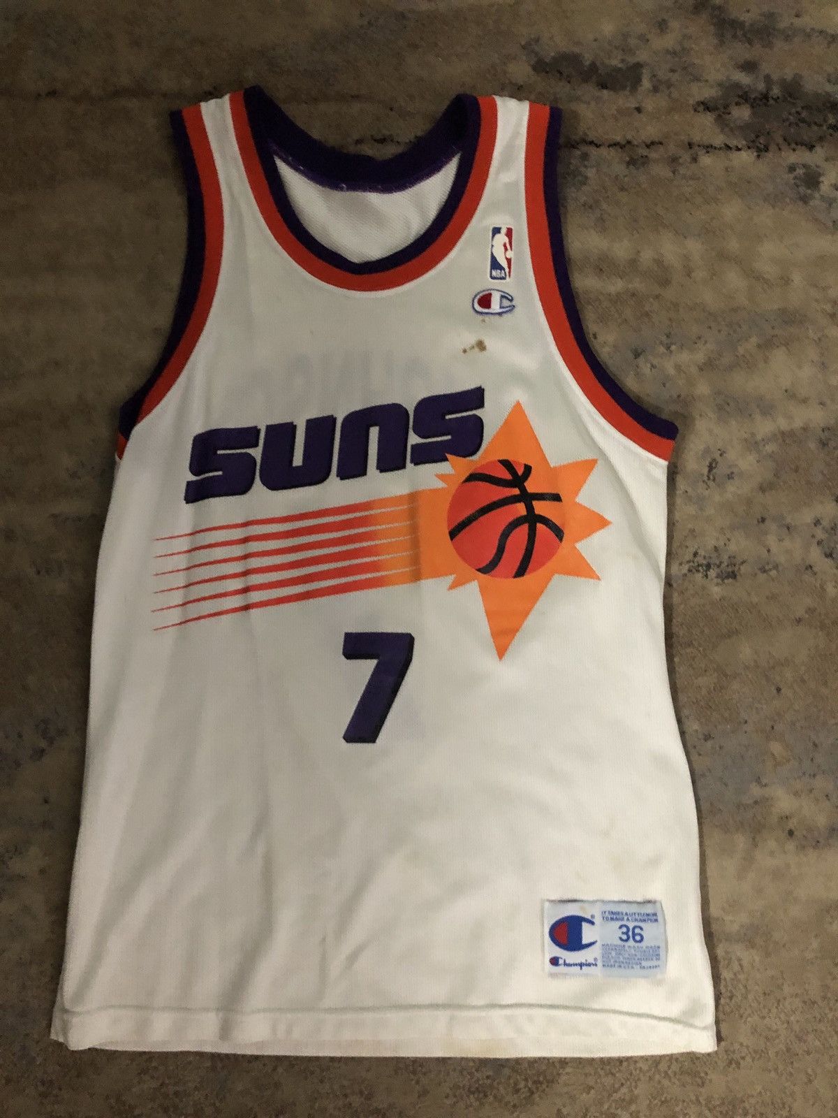 NBA Phoenix Suns - Kevin Johnson Jersey (Size 36) Size US XXS / EU 40 - 1 Thumbnail