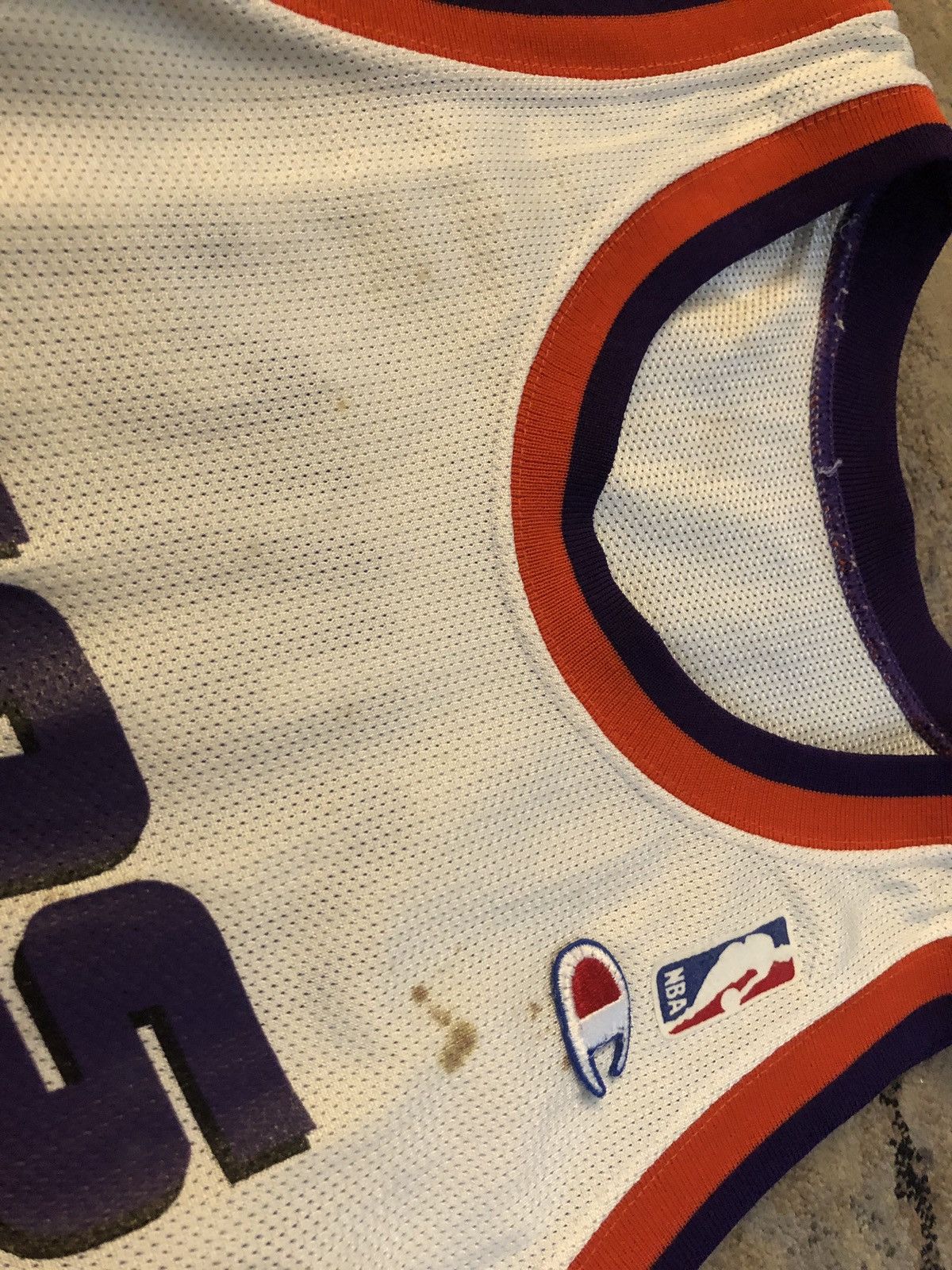 NBA Phoenix Suns - Kevin Johnson Jersey (Size 36) Size US XXS / EU 40 - 4 Thumbnail