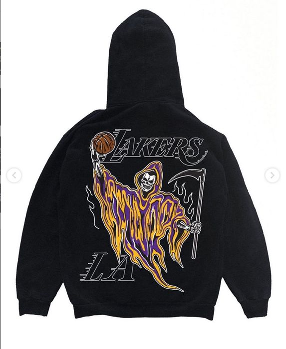 Warren Lotas Warren Lotas Lakers Reaper Hoodie | Grailed