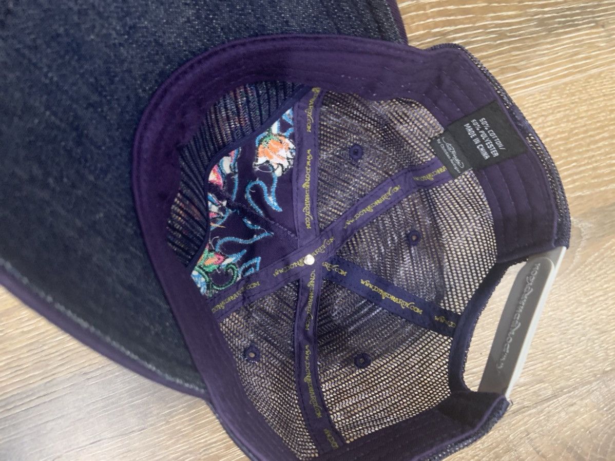 Christian Audigier Ed Hardy Skull Purple Trucker Size ONE SIZE - 3 Thumbnail