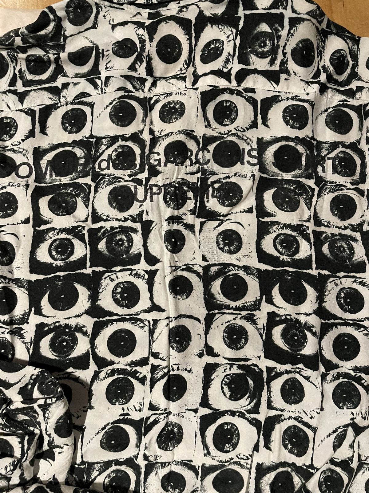 Supreme cdg eyes shirt online