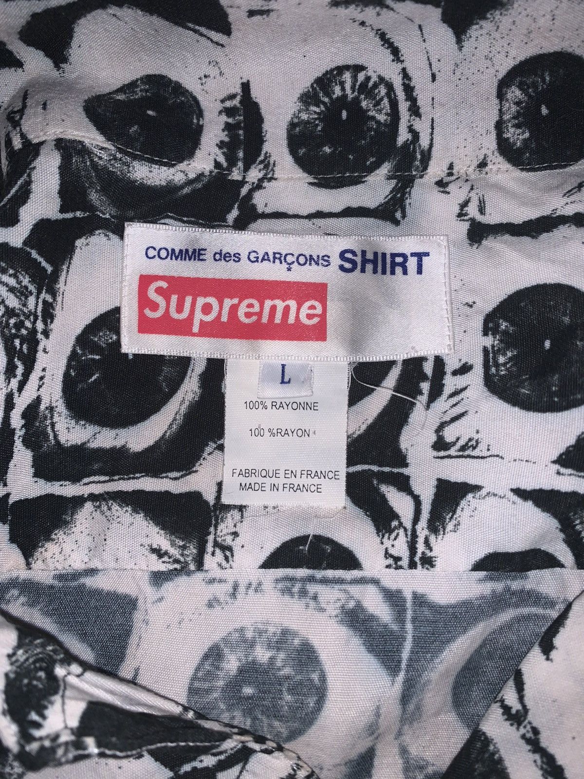 Supreme CDG x SUPREME EYE SHIRT | Grailed