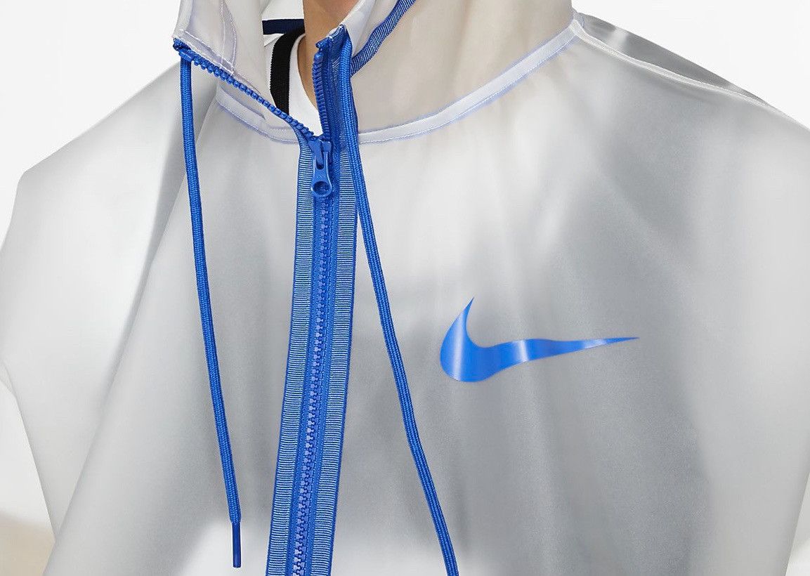 Nike translucent rain jacket best sale