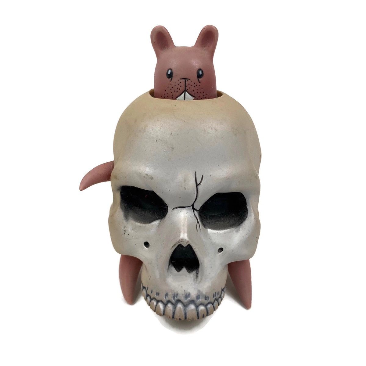 Upper Playground × Vintage Jeremy Fish Bunny Skull 2006 Designer Vinyl ...