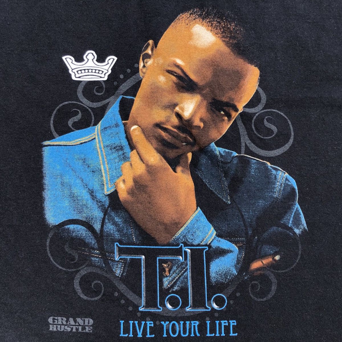 Rap Tees × Vintage Vintage TI Grand Hustle Shirt Rap Tee Jeezy Ludacris ATL Size US M / EU 48-50 / 2 - 4 Thumbnail