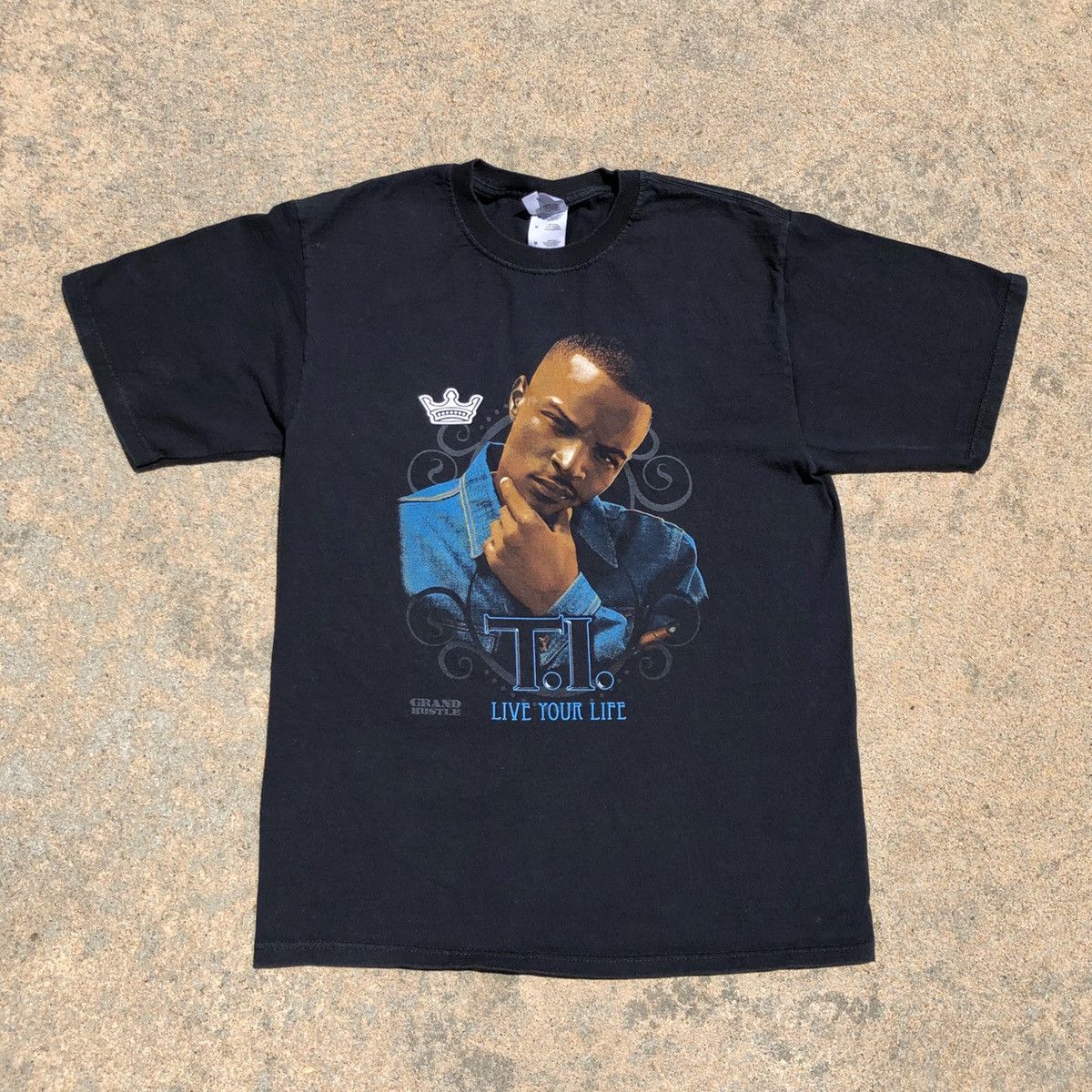 Rap Tees × Vintage Vintage TI Grand Hustle Shirt Rap Tee Jeezy Ludacris ATL Size US M / EU 48-50 / 2 - 2 Thumbnail