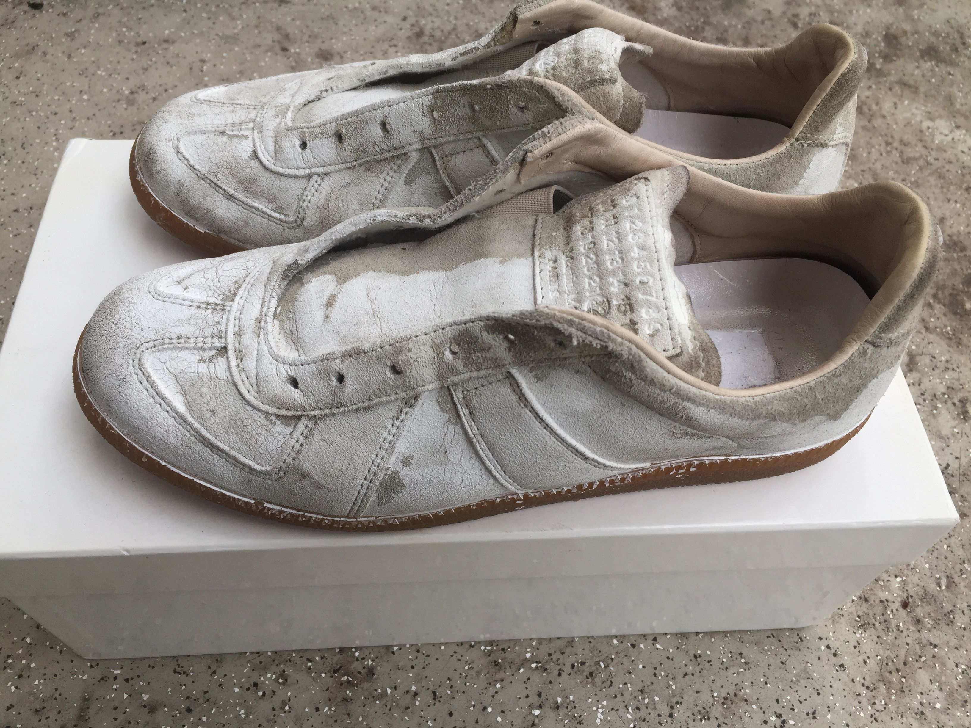 White paint splatter GATS