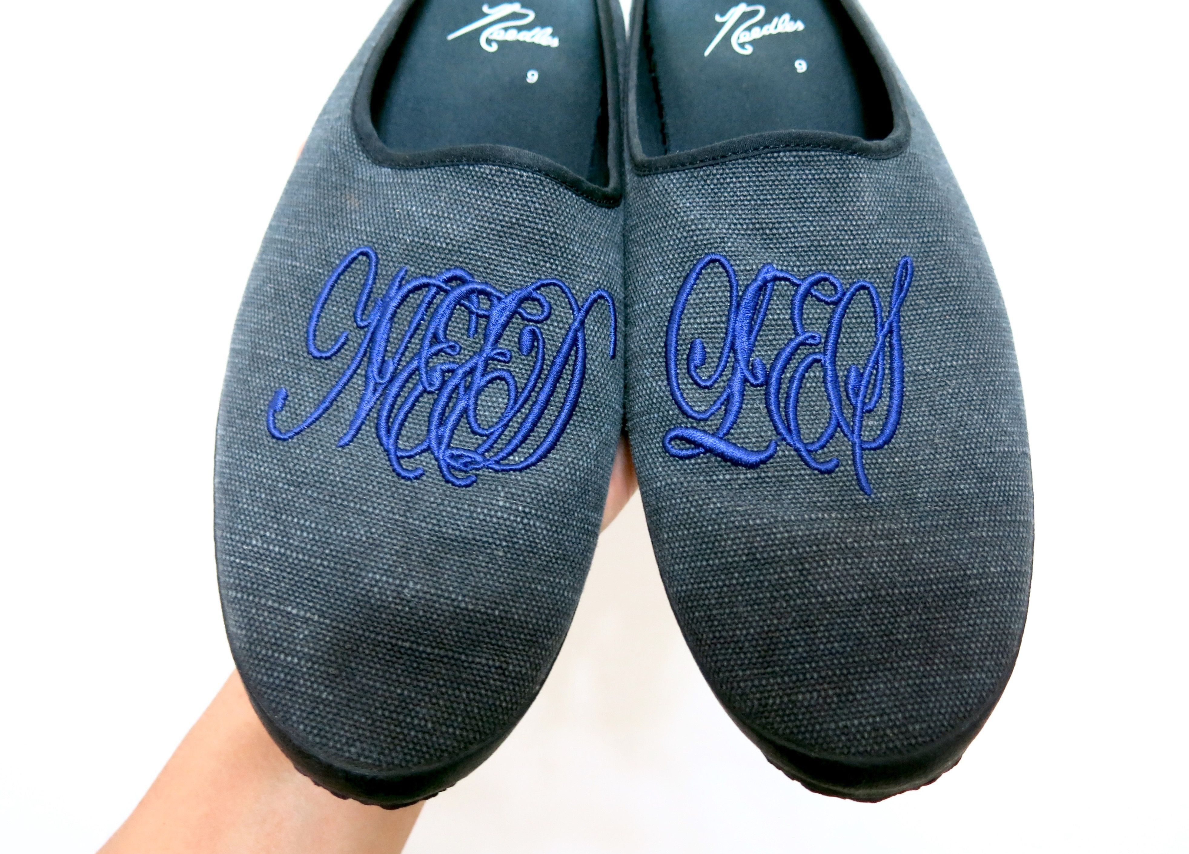 Needles Needles Embroidered mules Size US 9.5 / EU 42-43 - 3 Thumbnail
