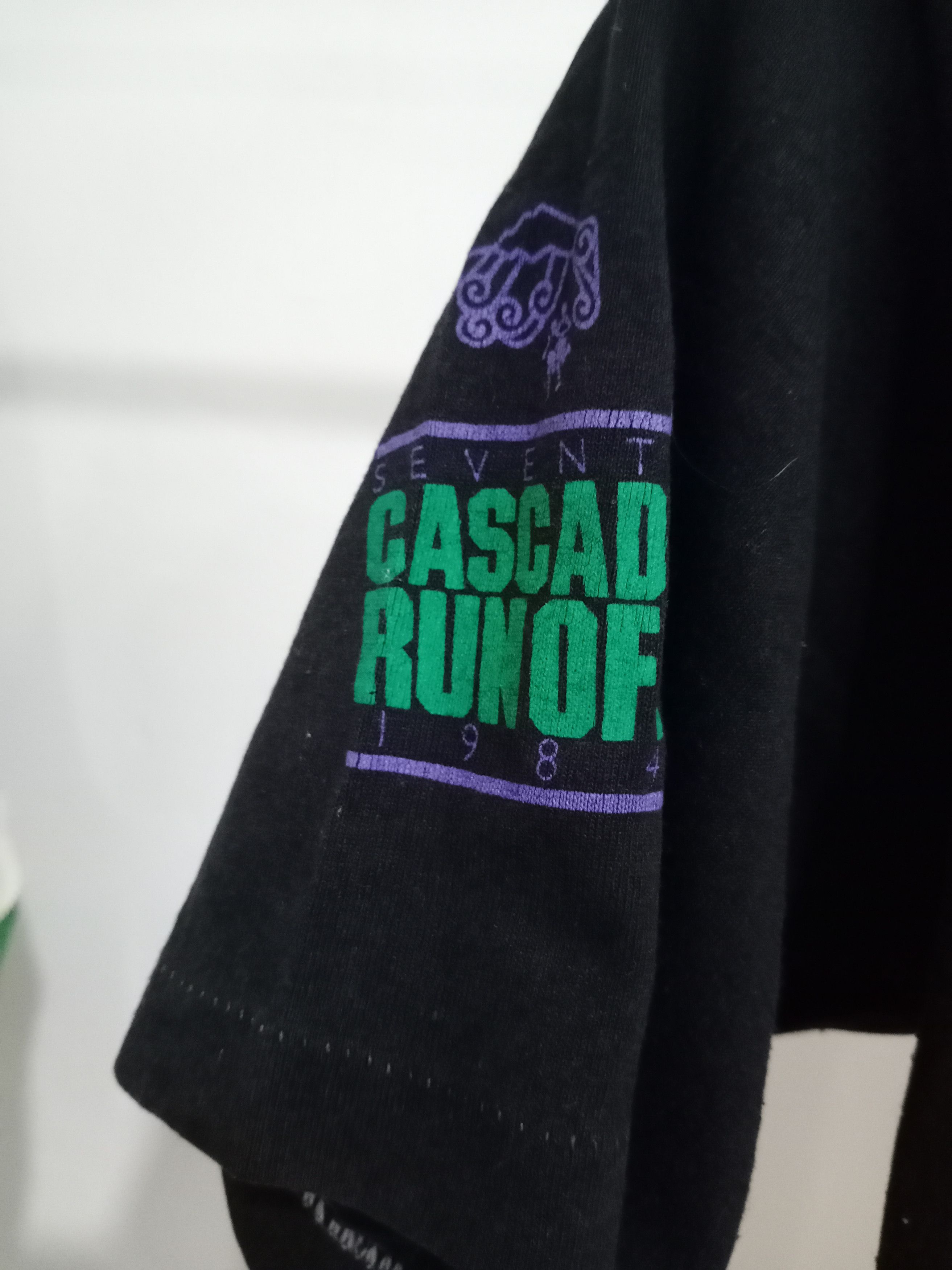 Nike Vtg 1984 NIKE Cascade Run Off Tshirt 50/50 Blue Tag M Size US M / EU 48-50 / 2 - 3 Thumbnail