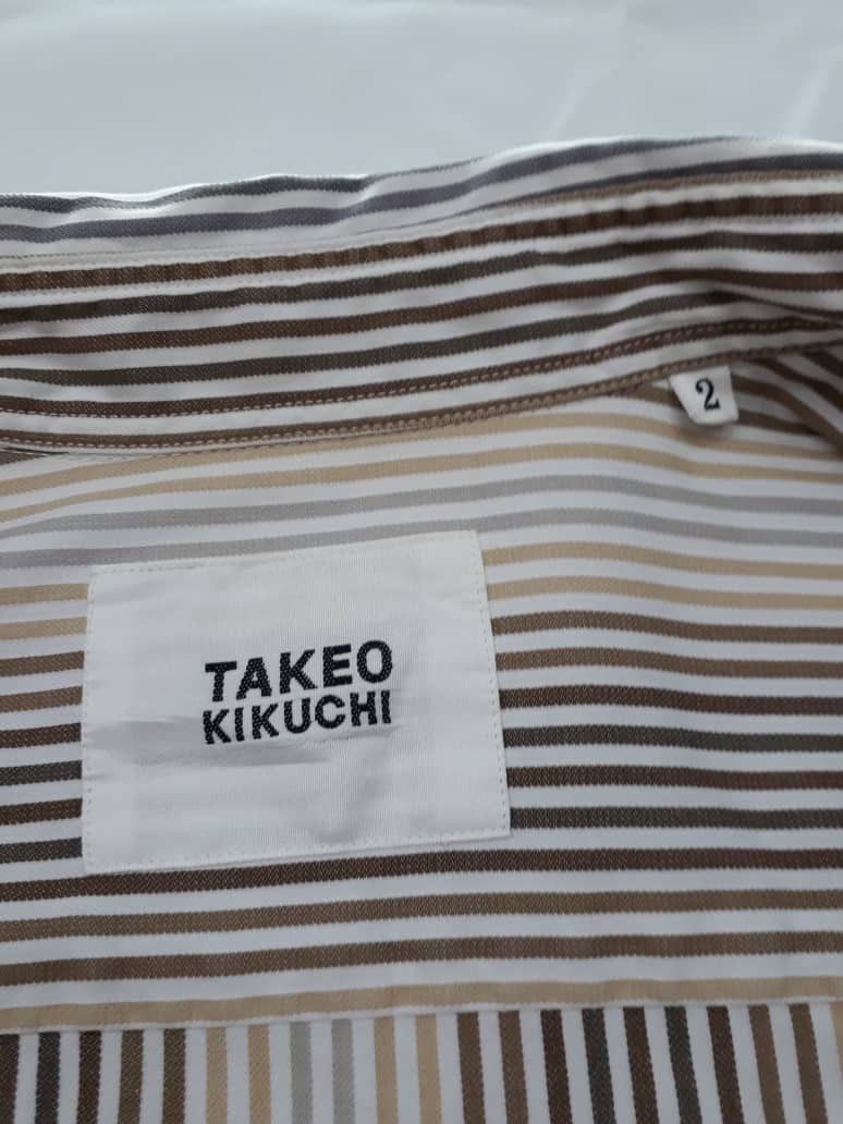 Takeo Kikuchi Takeo Kikuchi Stripe Shirt Size US M / EU 48-50 / 2 - 6 Thumbnail