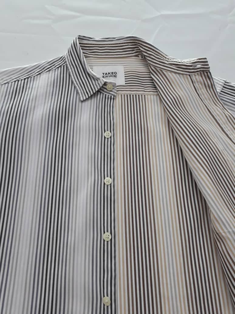 Takeo Kikuchi Takeo Kikuchi Stripe Shirt Size US M / EU 48-50 / 2 - 4 Thumbnail