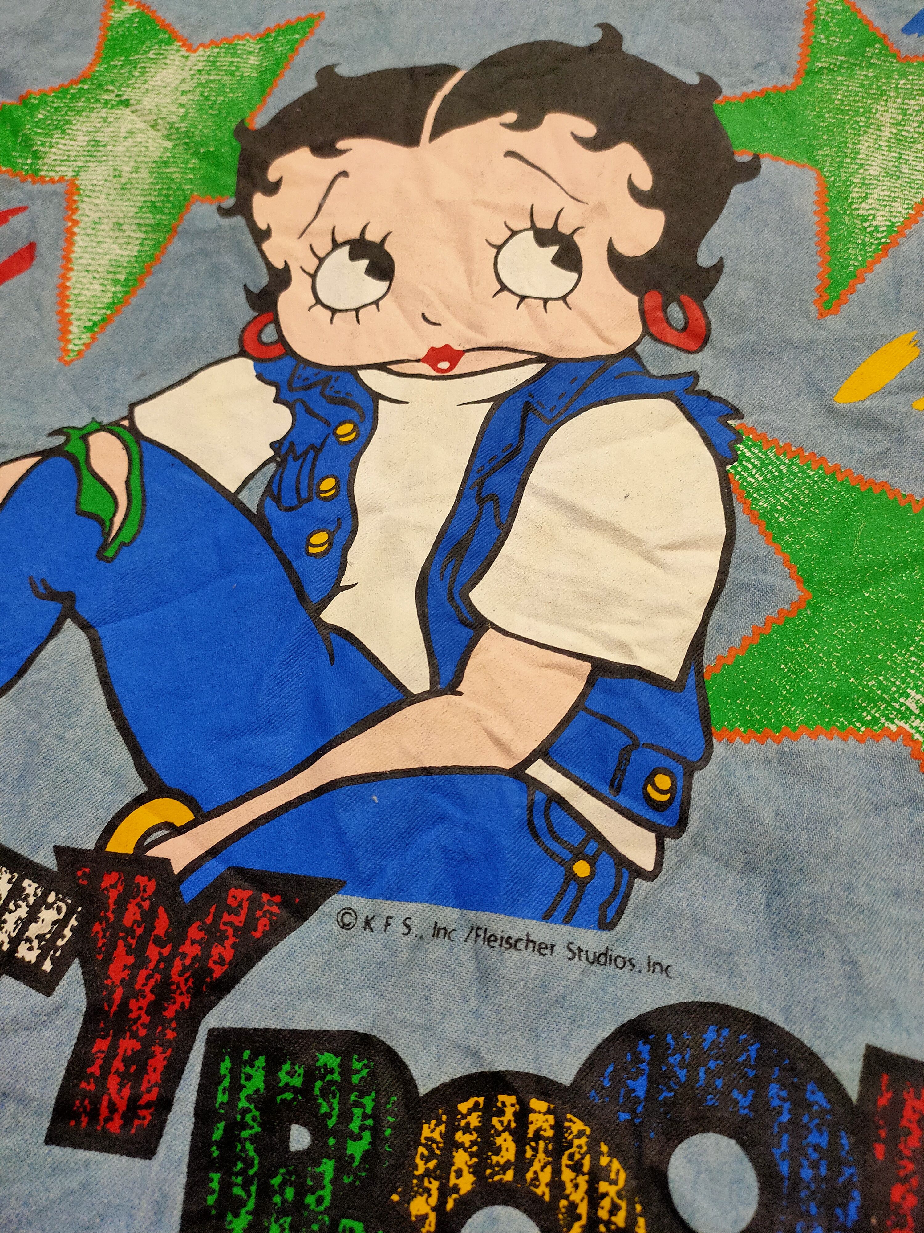 Cartoon Network vintage betty boop button up shirt indigo Size US M / EU 48-50 / 2 - 5 Thumbnail