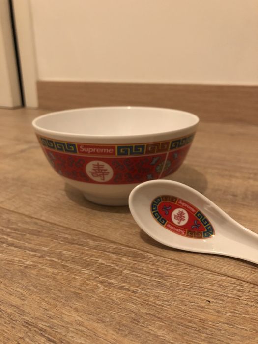 玄関先迄納品 supreme set soup レンゲ longevity ラーメン どんぶり