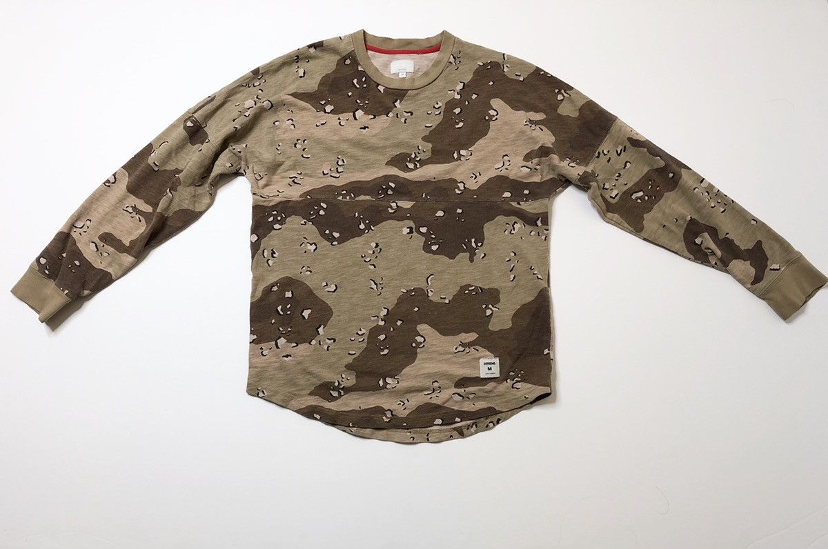 Supreme camo outlet long sleeve