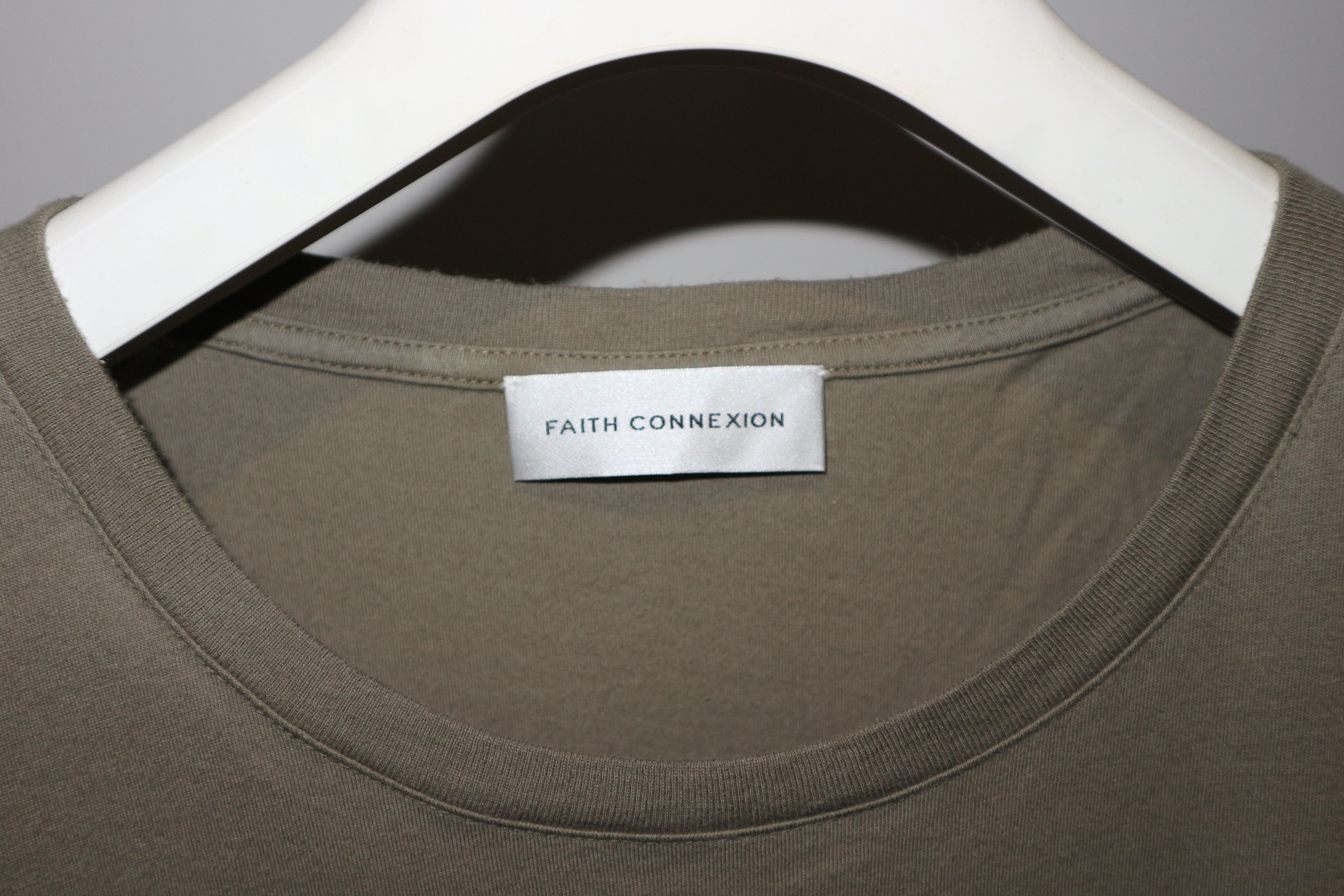 Faith Connexion khaki basic longsleeve tshirt Size US M / EU 48-50 / 2 - 3 Thumbnail