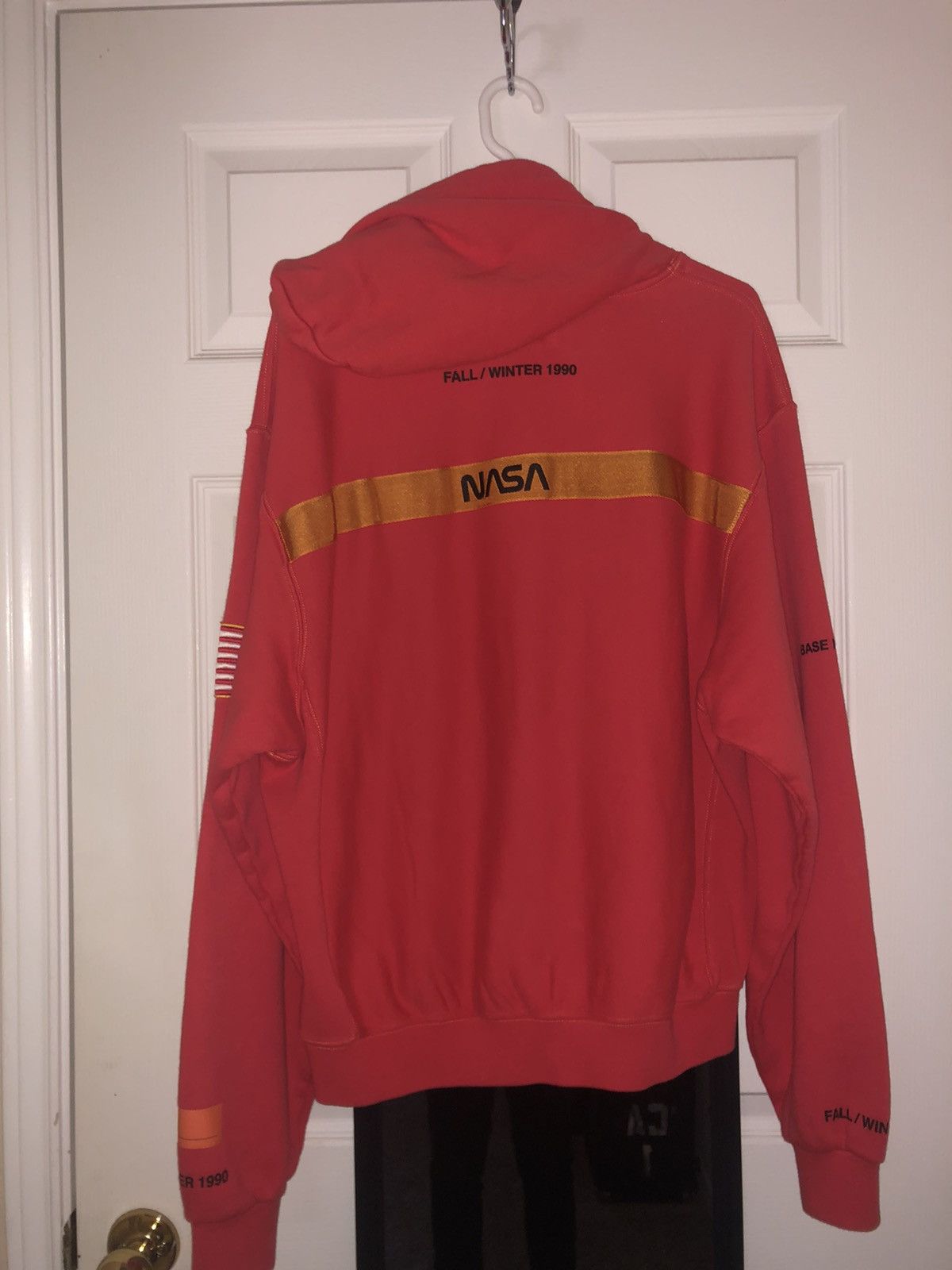 Nasa hoodie red best sale