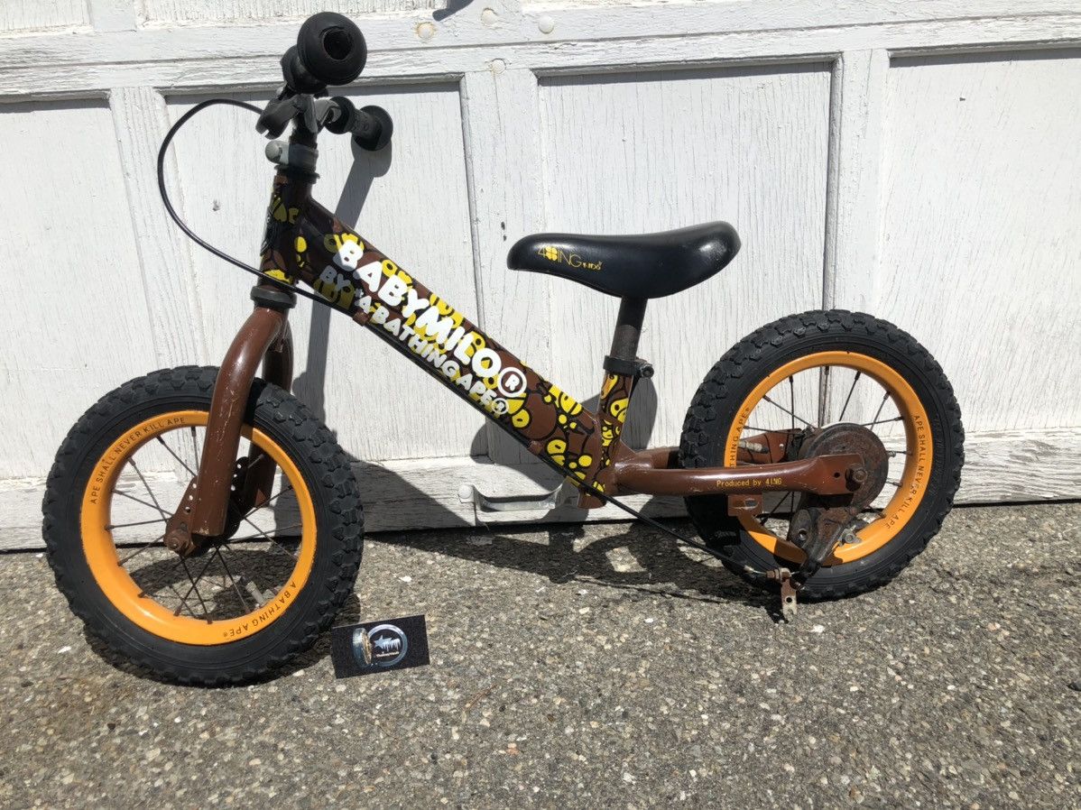Bape Bape Brown Baby Milo Kids Training Bicycle Size ONE SIZE - 10 Thumbnail