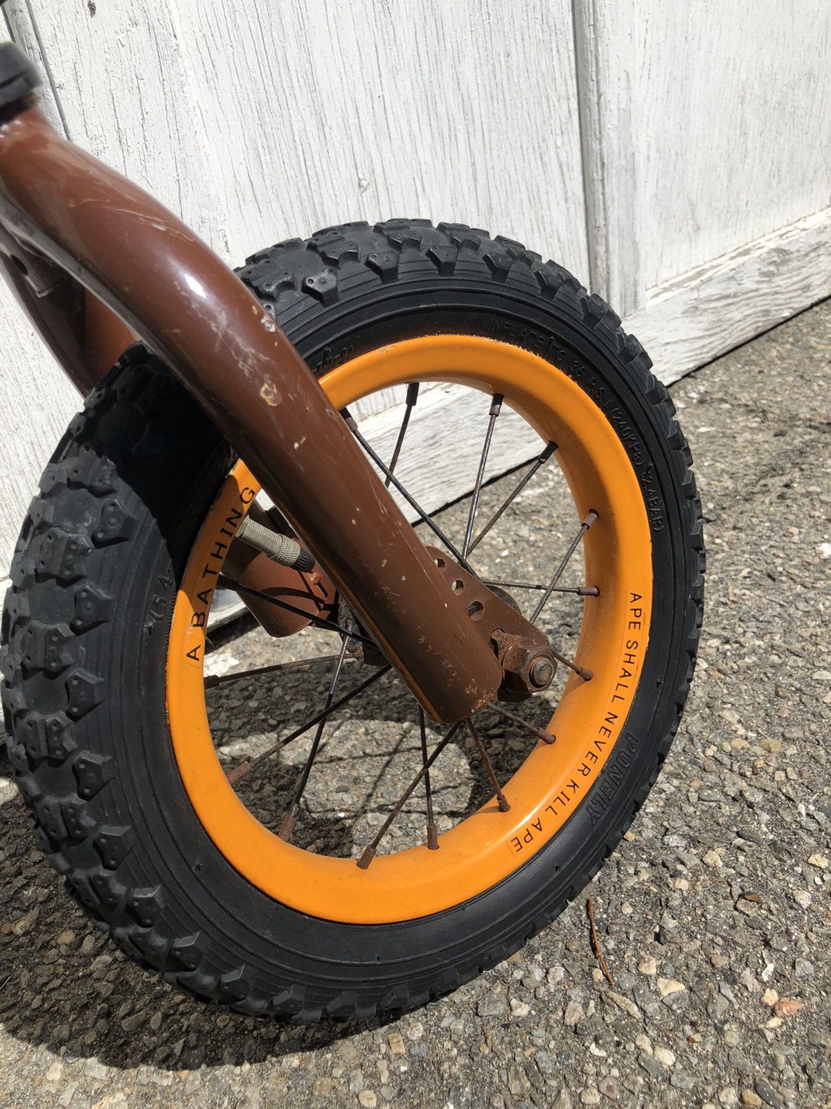 Bape Bape Brown Baby Milo Kids Training Bicycle Size ONE SIZE - 7 Thumbnail