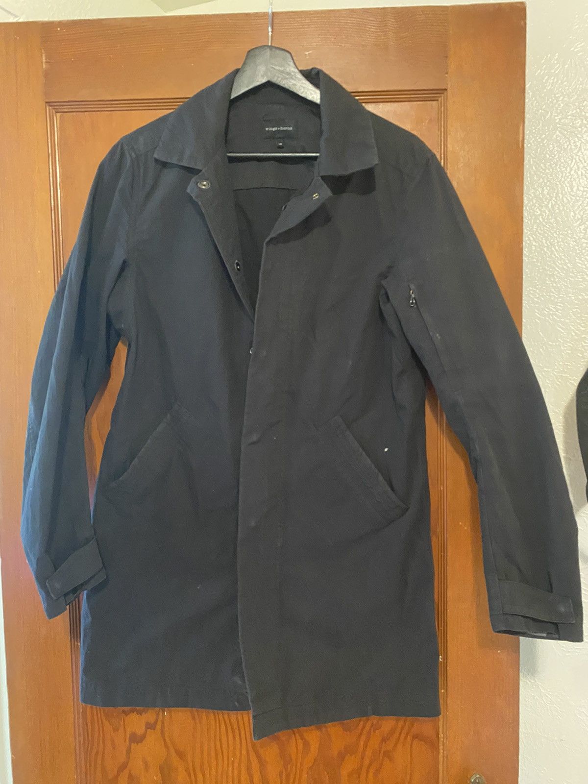 Wings + Horns mac coat Grailed