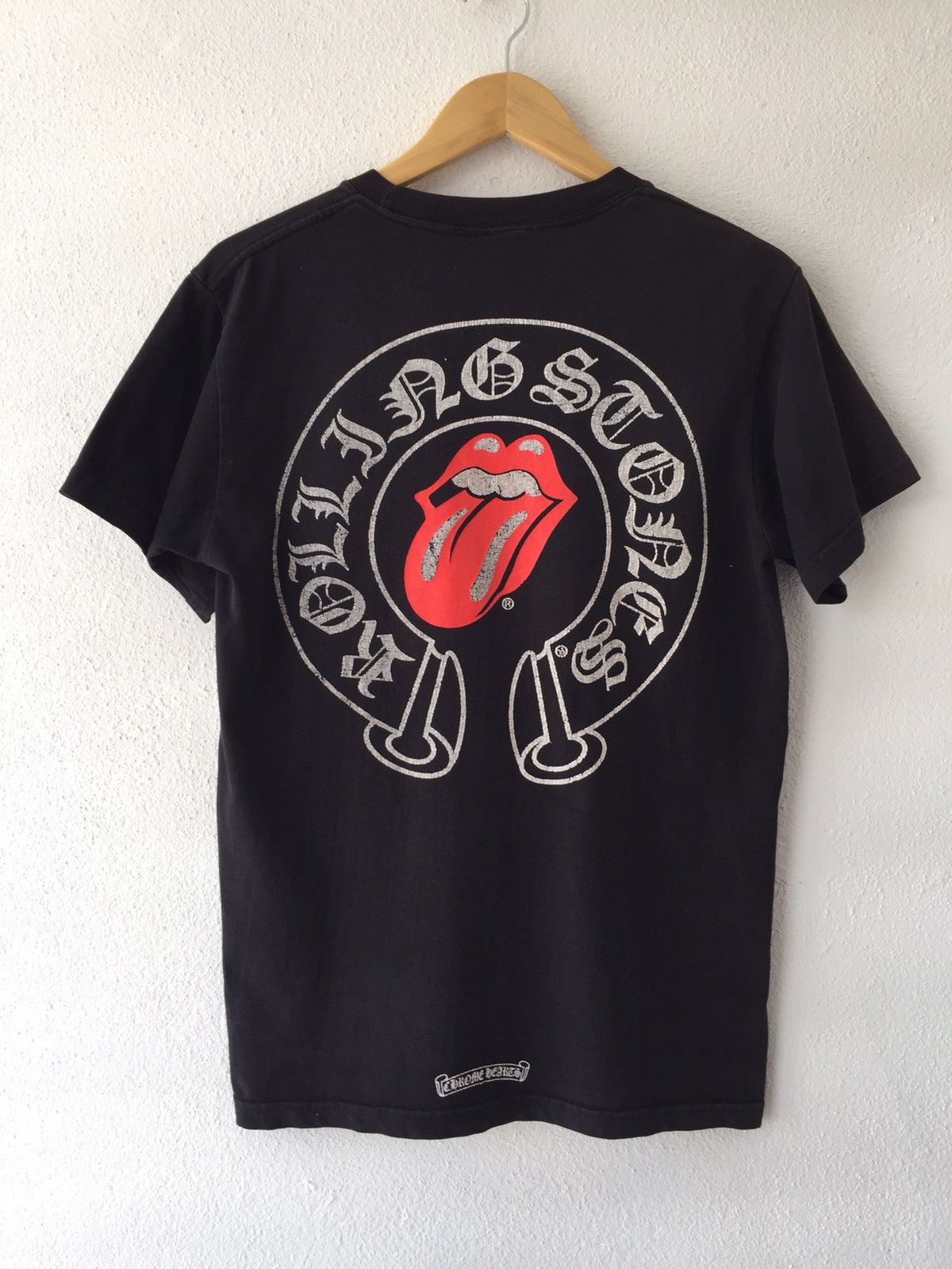 Chrome Hearts Chrome Hearts X Rolling Stones Pocket Tee Collaborations ...