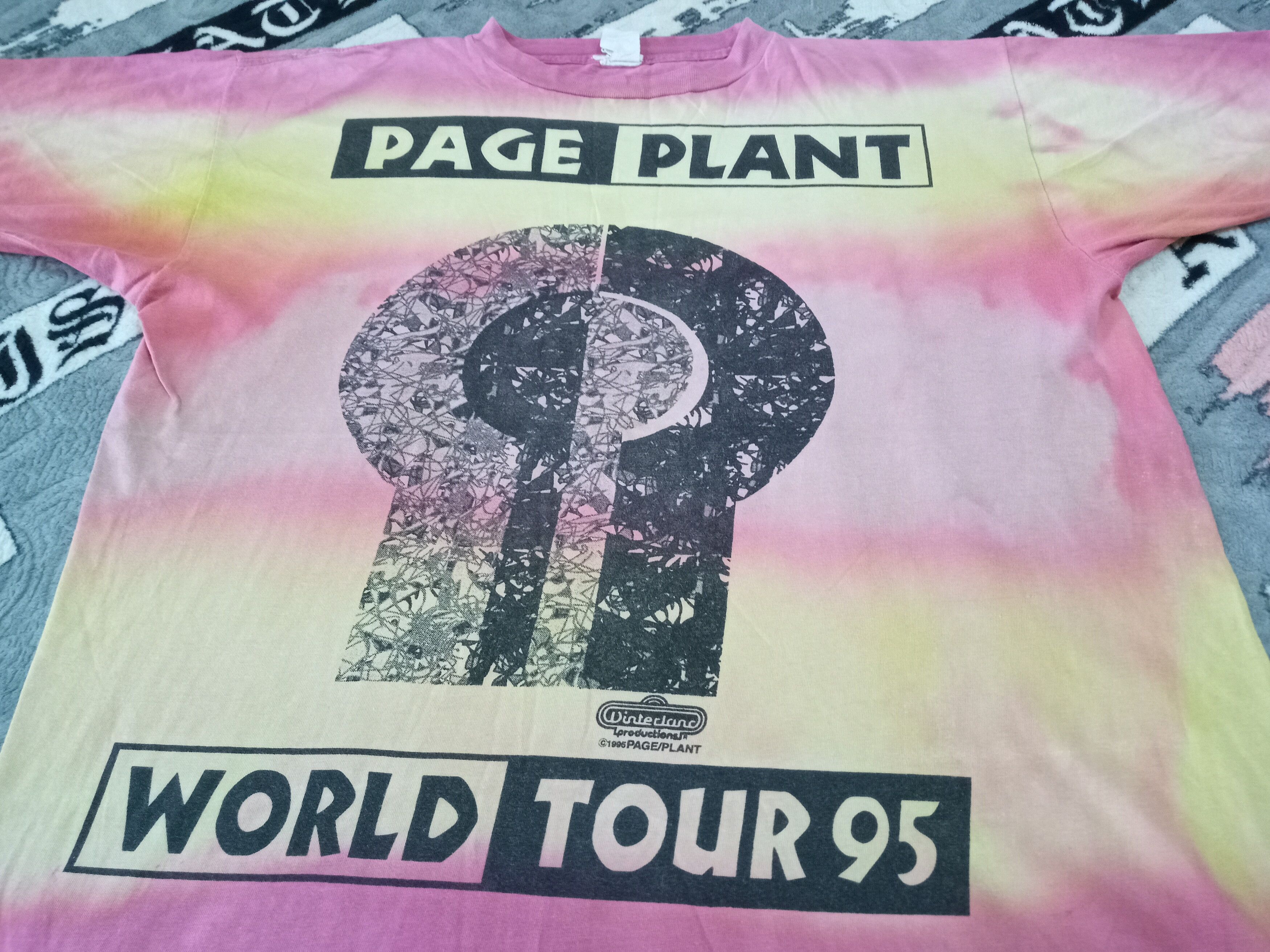 Vintage Vintage page plant world tour 1995 t shirt | Grailed
