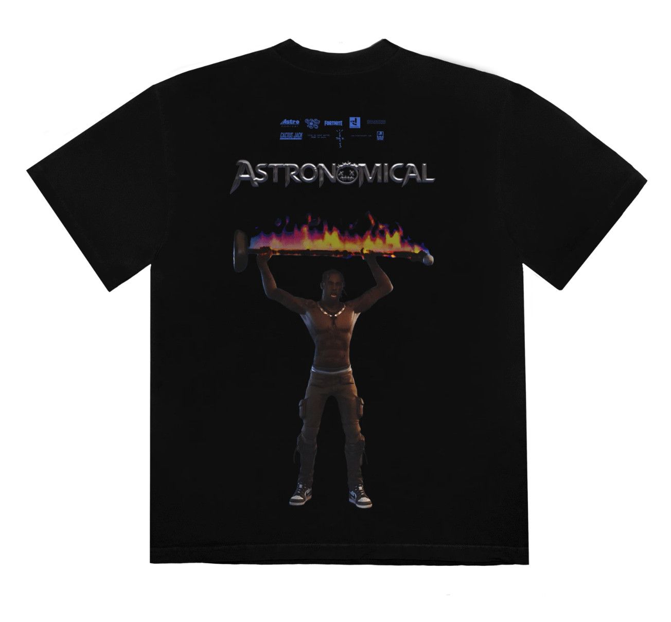 Travis Scott Travis Scott Cactus Jack Astro Rage T-Shirt Size US XL / EU 56 / 4 - 1 Thumbnail