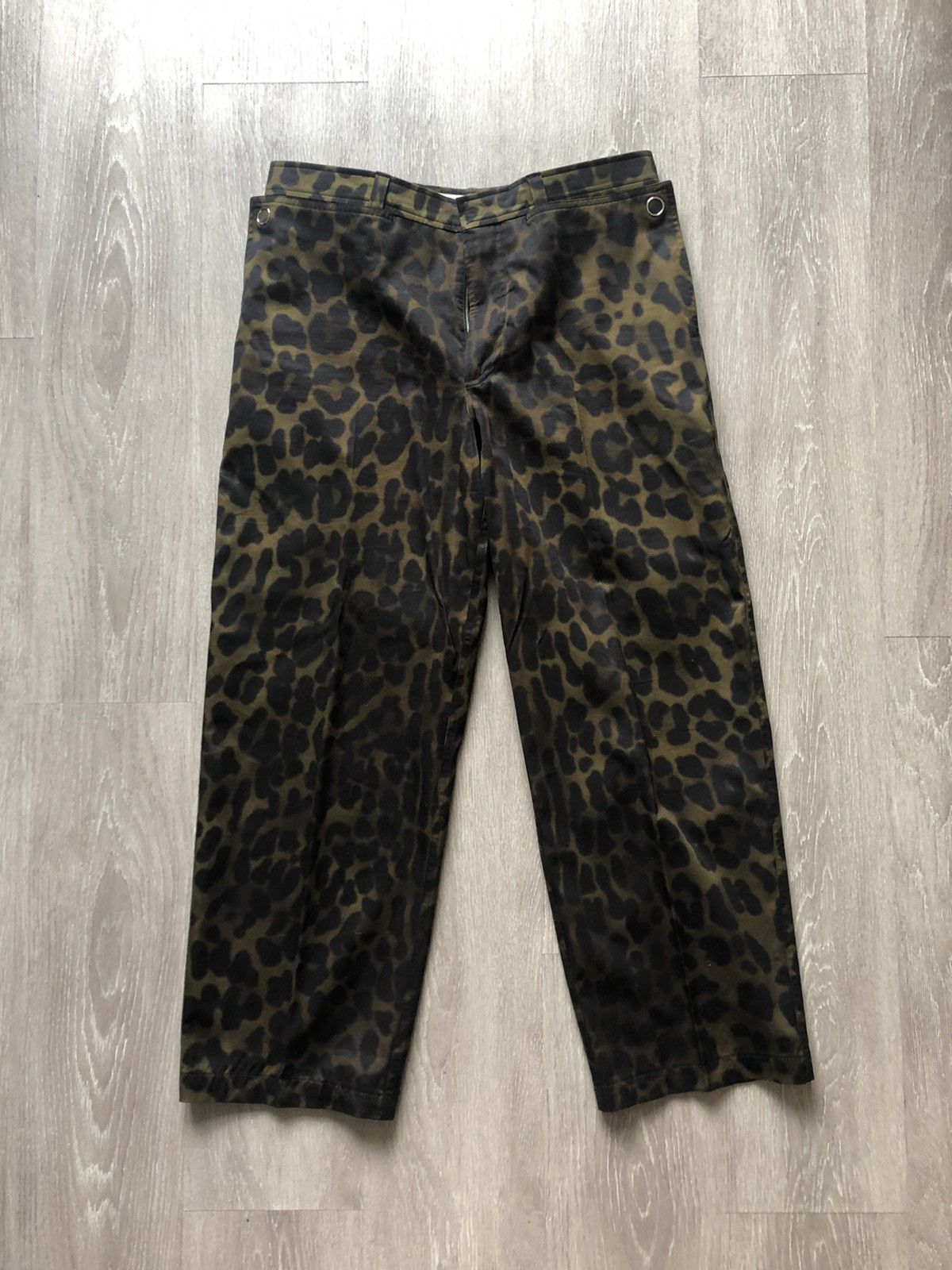 Burberry Burberry Leopard print cotton trousers Size US 34 / EU 50 - 1 Thumbnail