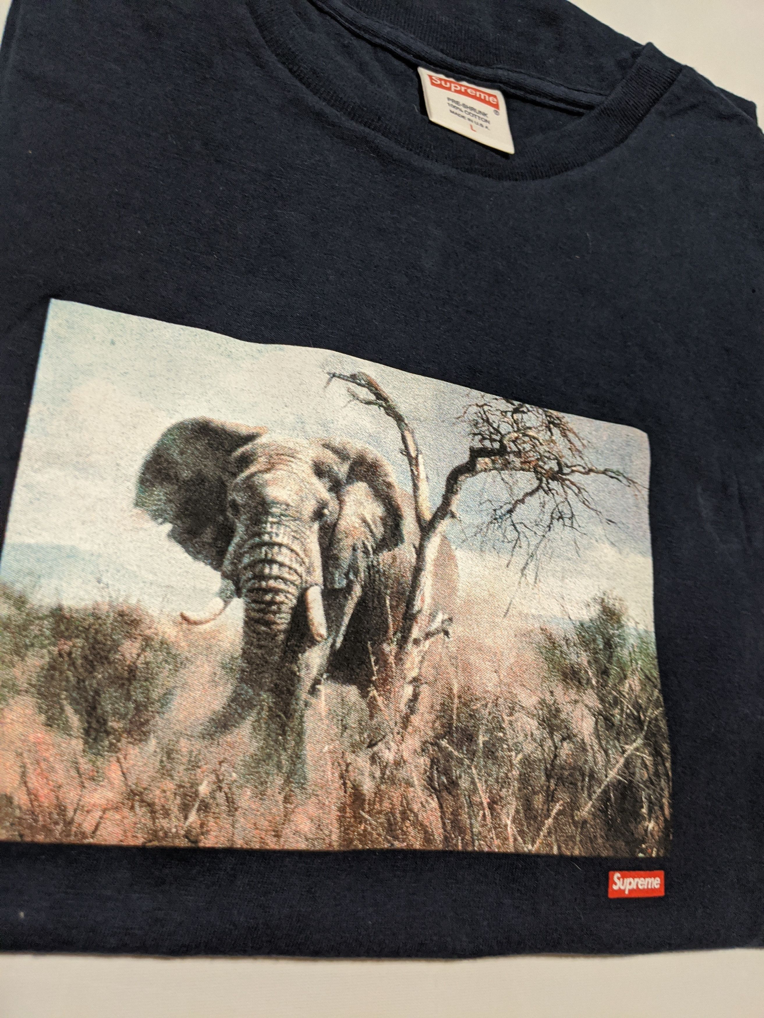 Supreme SS11 Elephant Safari Tee Grailed