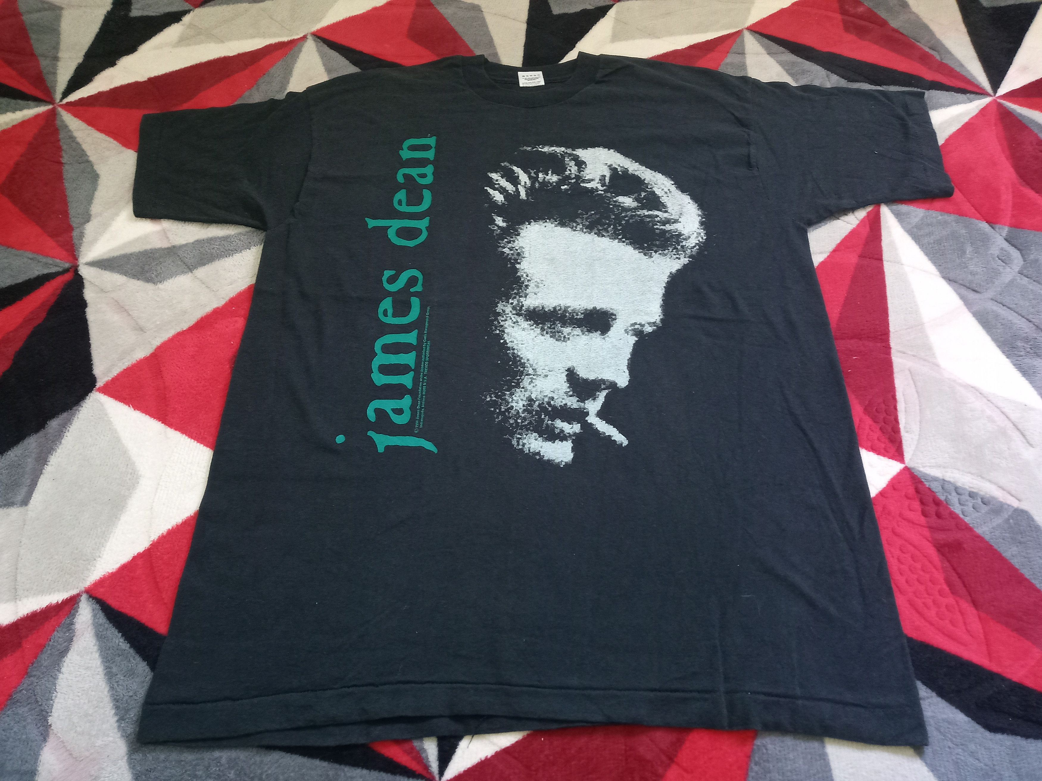 Band Tees × Vintage Vintage James Dean actor t shirt Size US XL / EU 56 / 4 - 5 Thumbnail